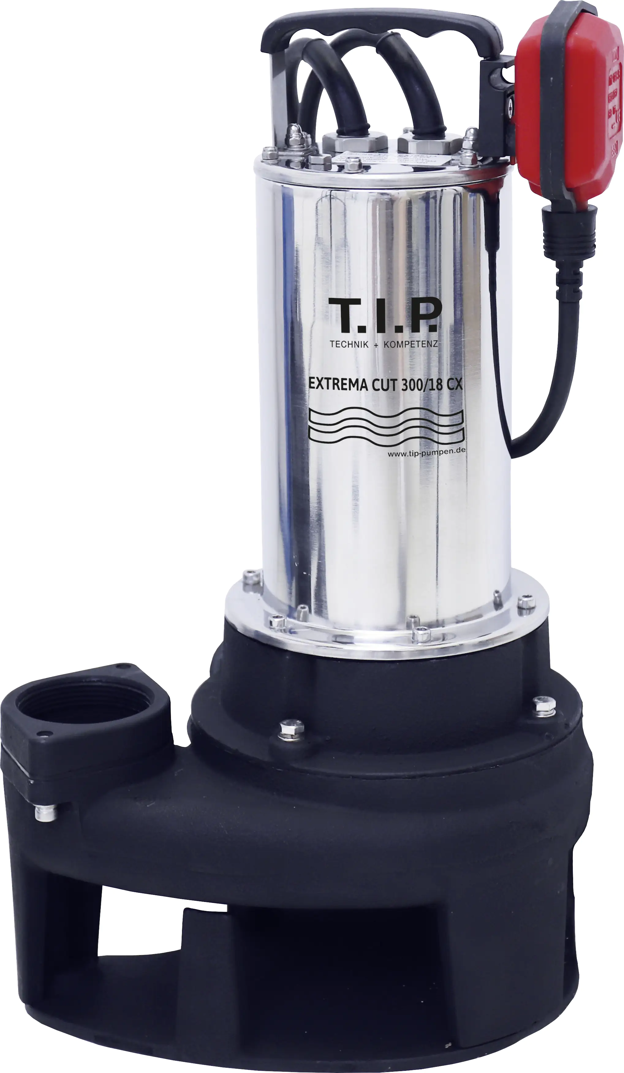 T.I.P. Schmutzwasser Tauchpumpe Extrema Cut 18.000 l/h 18 m 2.000 Watt