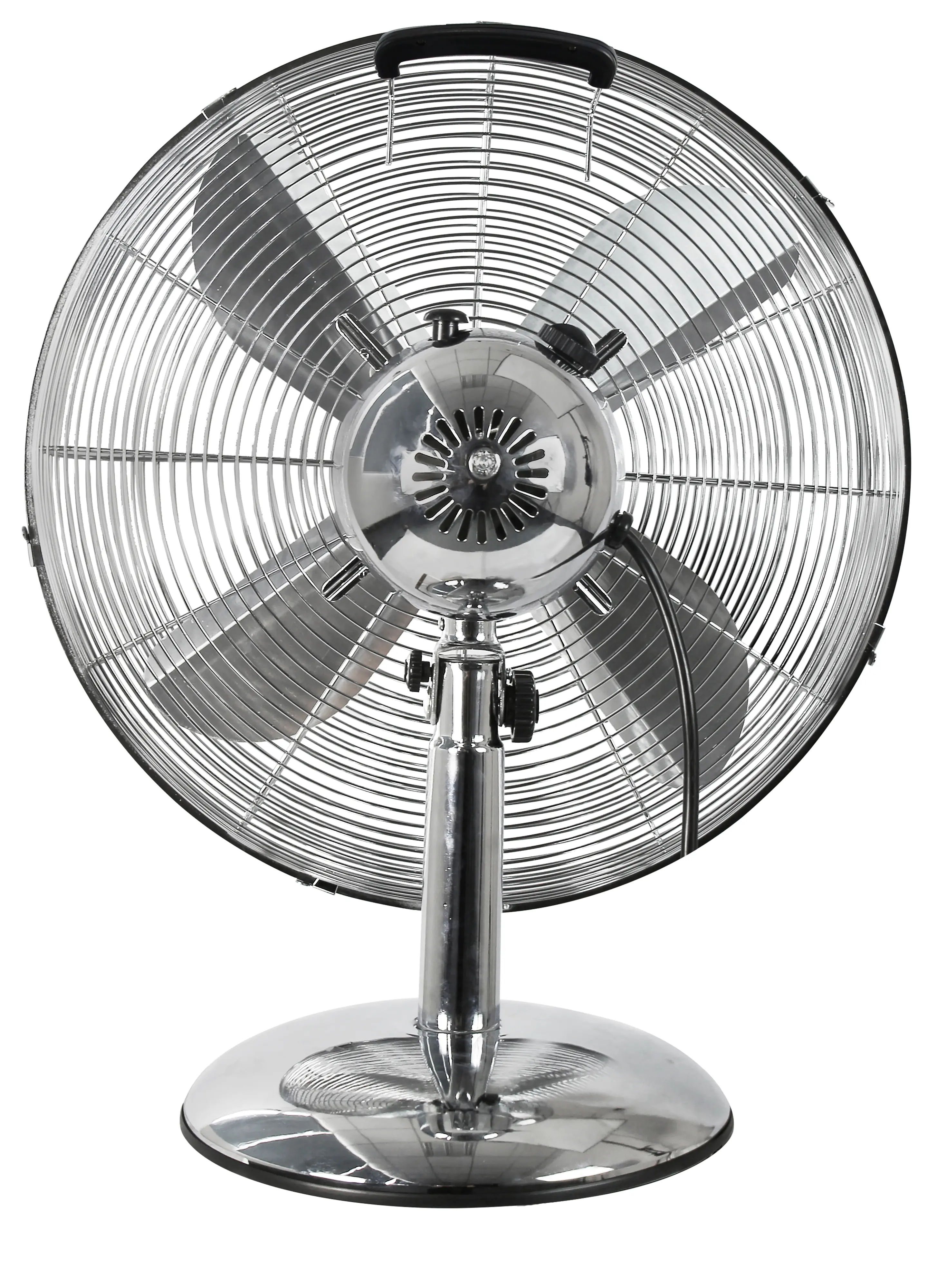 Primaster Tischventilator mit 3 Stufen Ø 40 cm verchromt