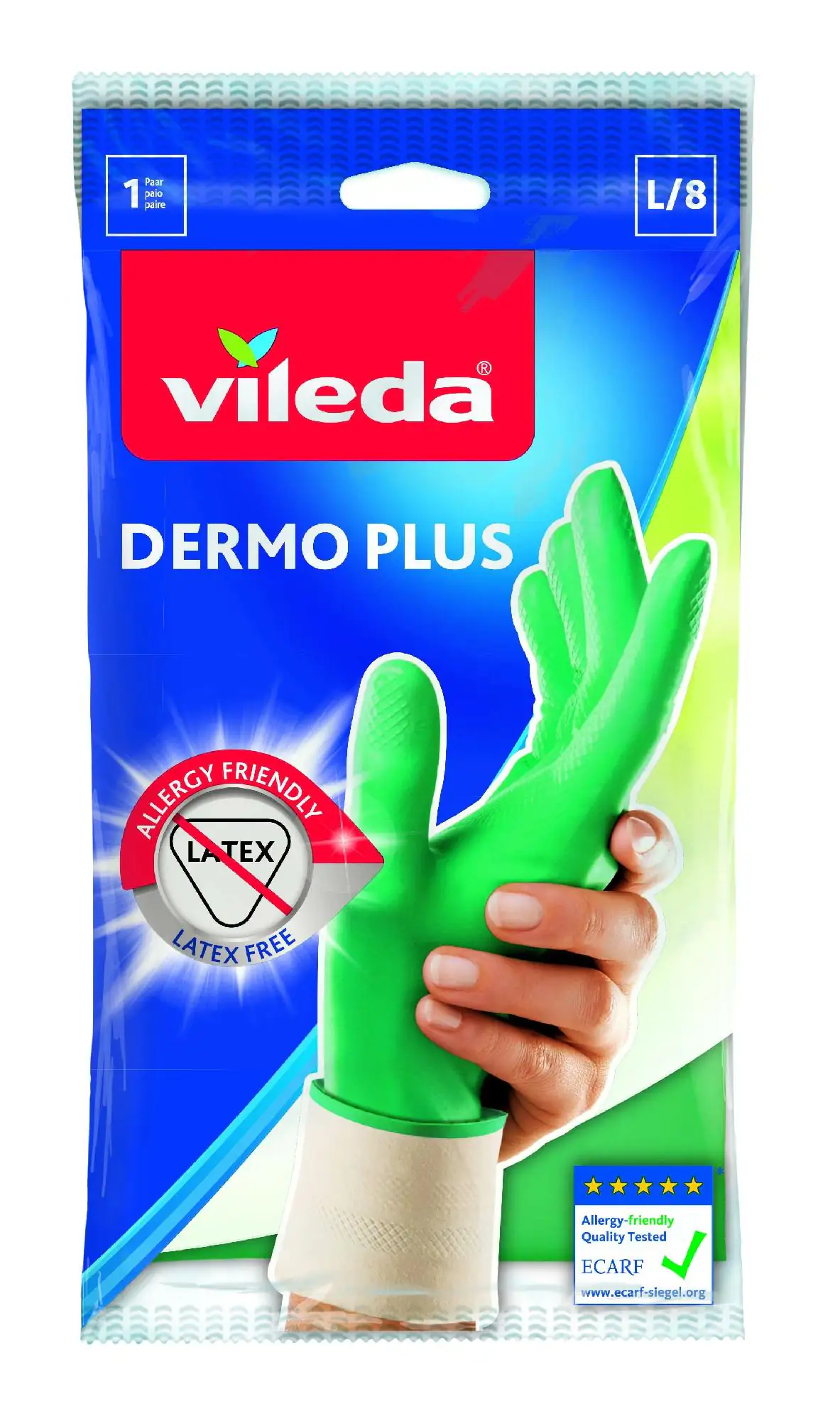 Vileda Haushaltshandschuhe Dermo Plus Größe L Vileda Haushaltshandschuhe Dermo Plus Größe L