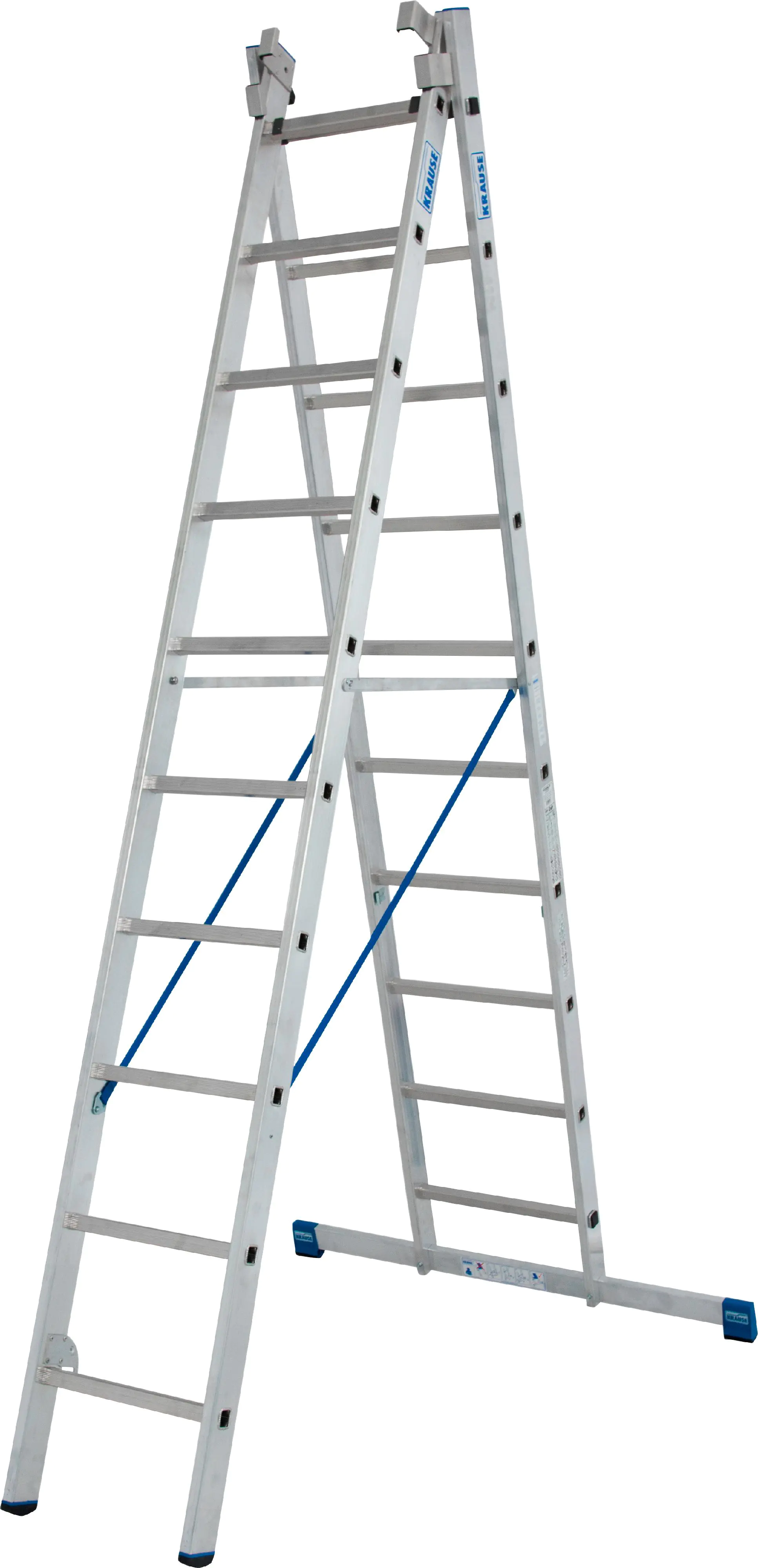 Krause Aluminium-Mehrzweckleiter STABILO mit Treppenfunktion 7,65 m