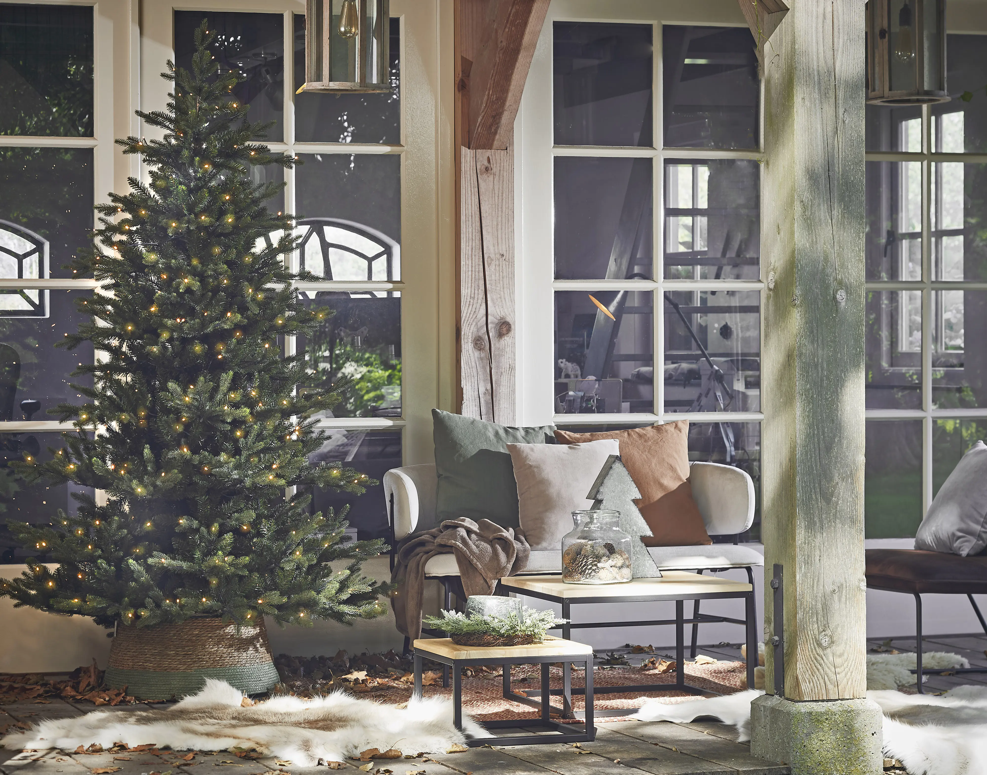 Black Box Trees Weihnachtsbaum Macallan 185 cm grün mit LED