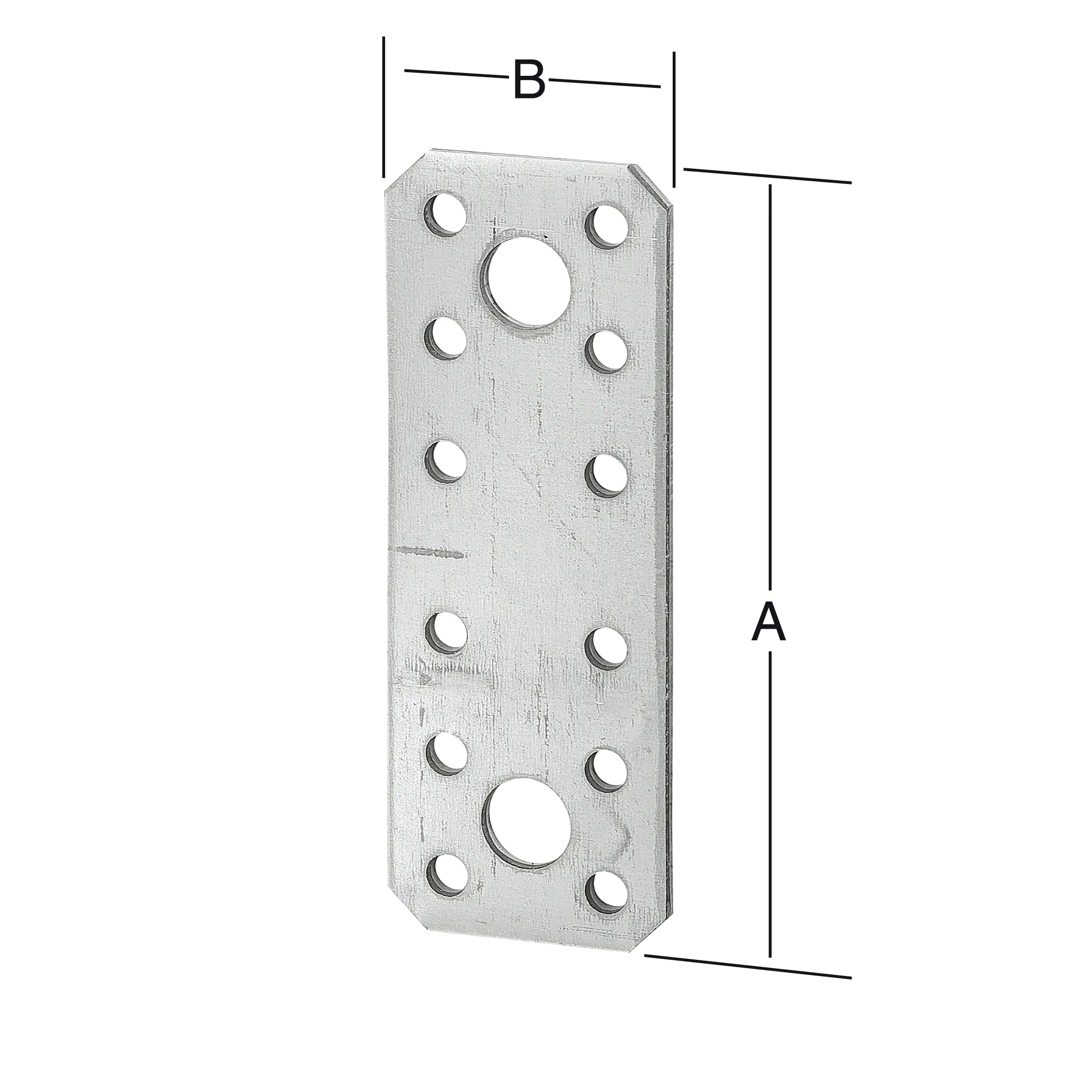 Vormann Flachverbinder sendzimir verzinkt 96 x 35 mm