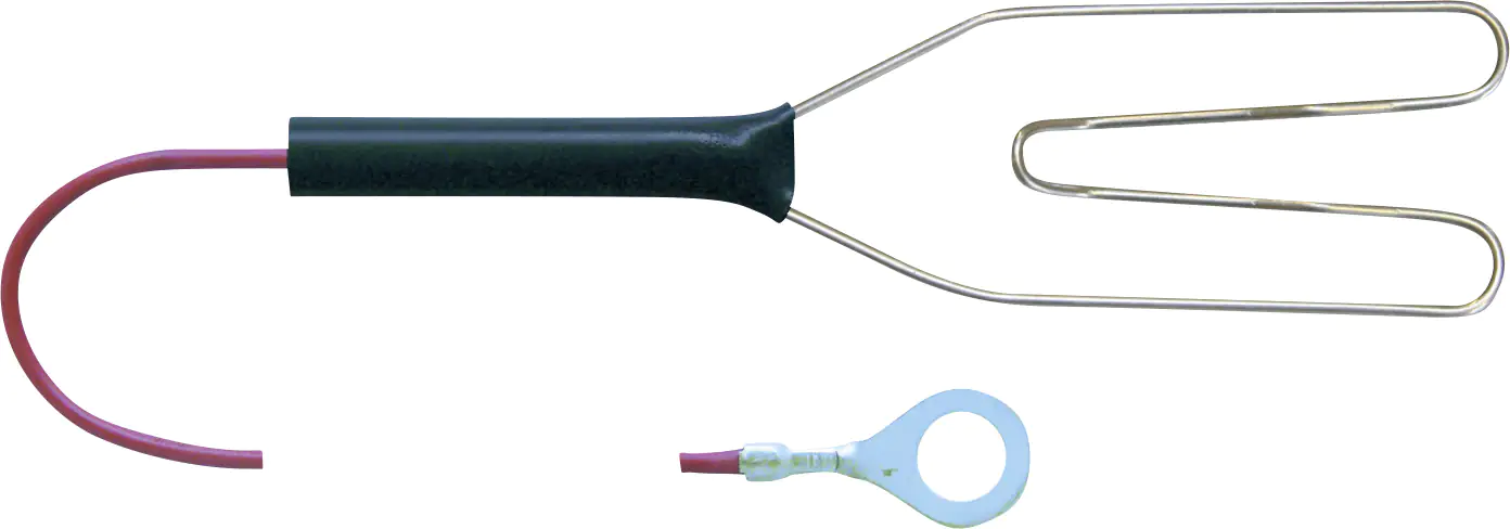 Kerbl Zaunanschlußkabel mit Herzklemme Kabellänge 125 cm