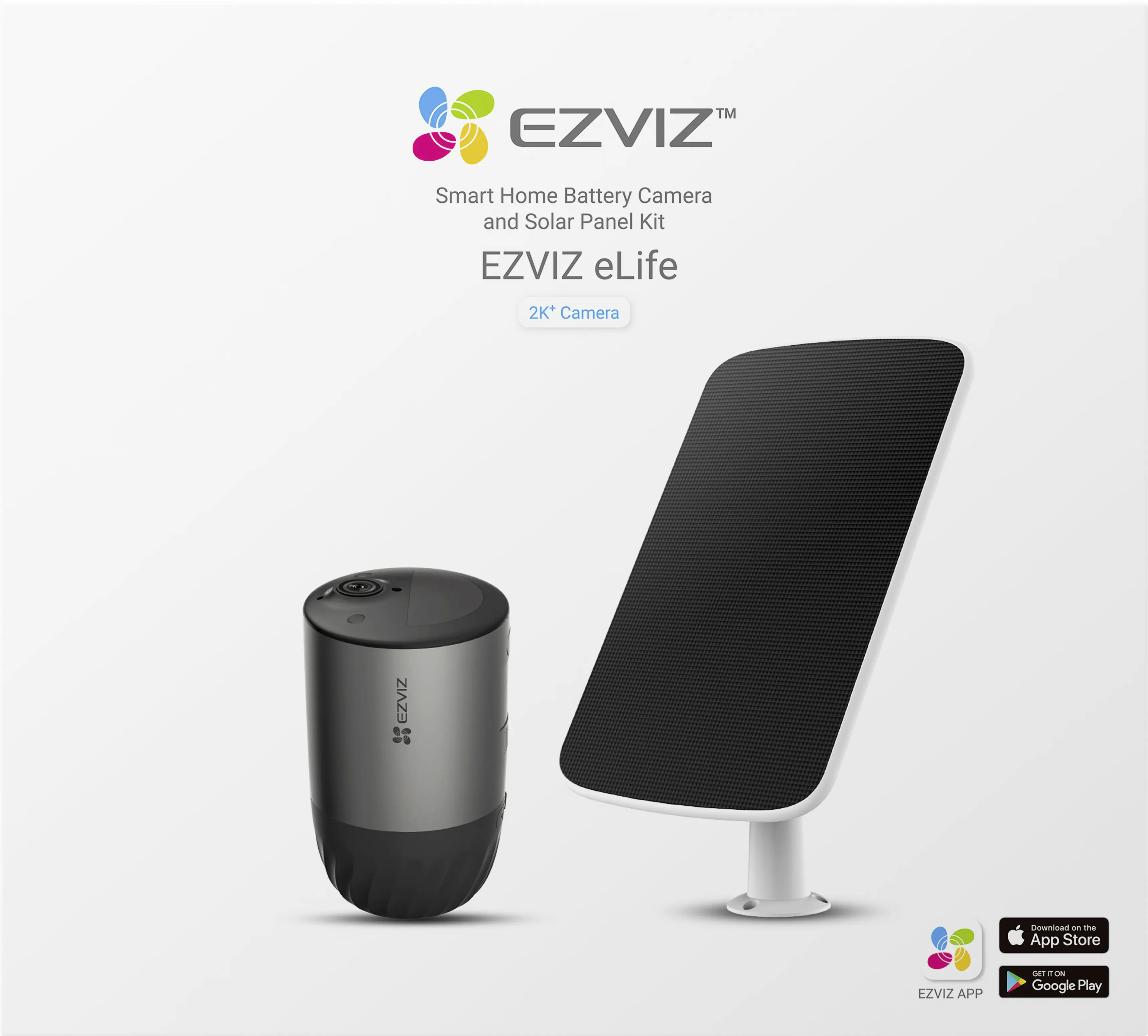 Ezviz Wlan Outdoor Akku-Überwachungskamera BC1C inkl. Basisstation und Solarpanel Ezviz Wlan Outdoor Akku-Überwachungskamera BC1C inkl. Basisstation und Solarpanel