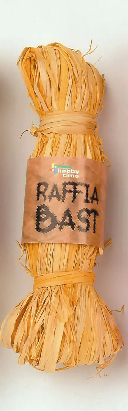 Glorex Raffia-Bast gelb, 50 g