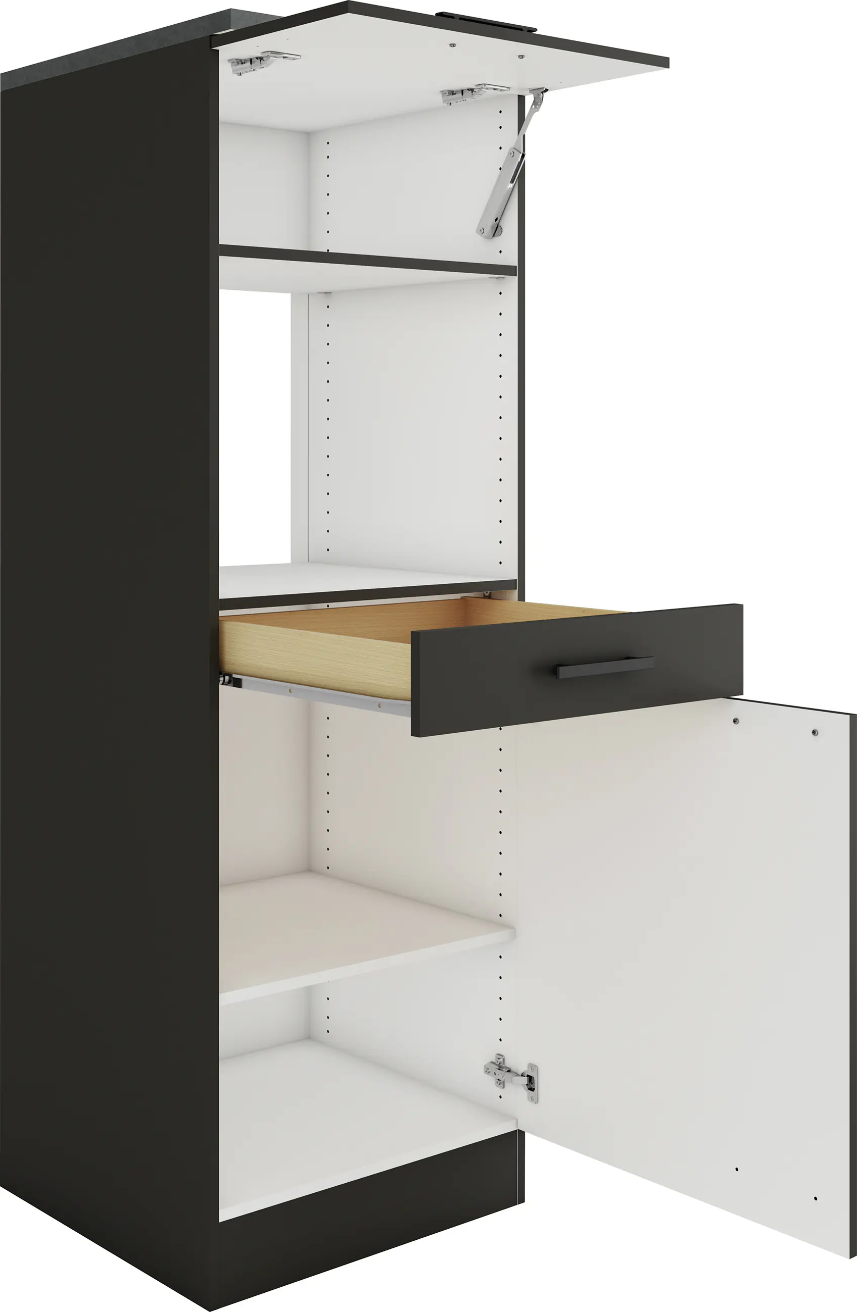 Optifit Midischrank Madrid 420 anthrazit matt 60 cm
