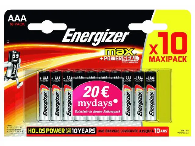 Energizer Max Alkaline Batterie Mignon AA 1,5 V, 10er Pack