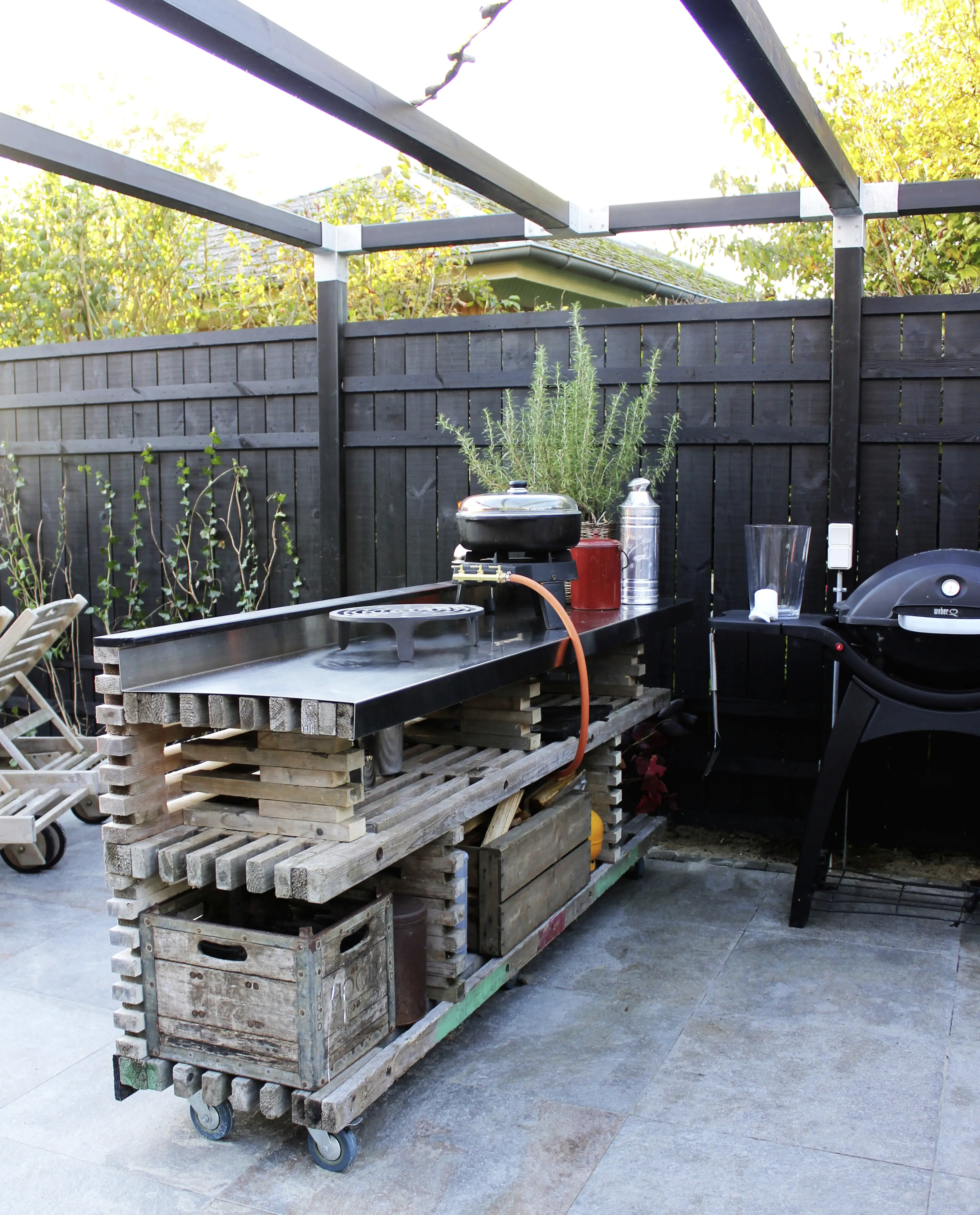 Pfostenbeschlag 305 x 200 x 200 mm