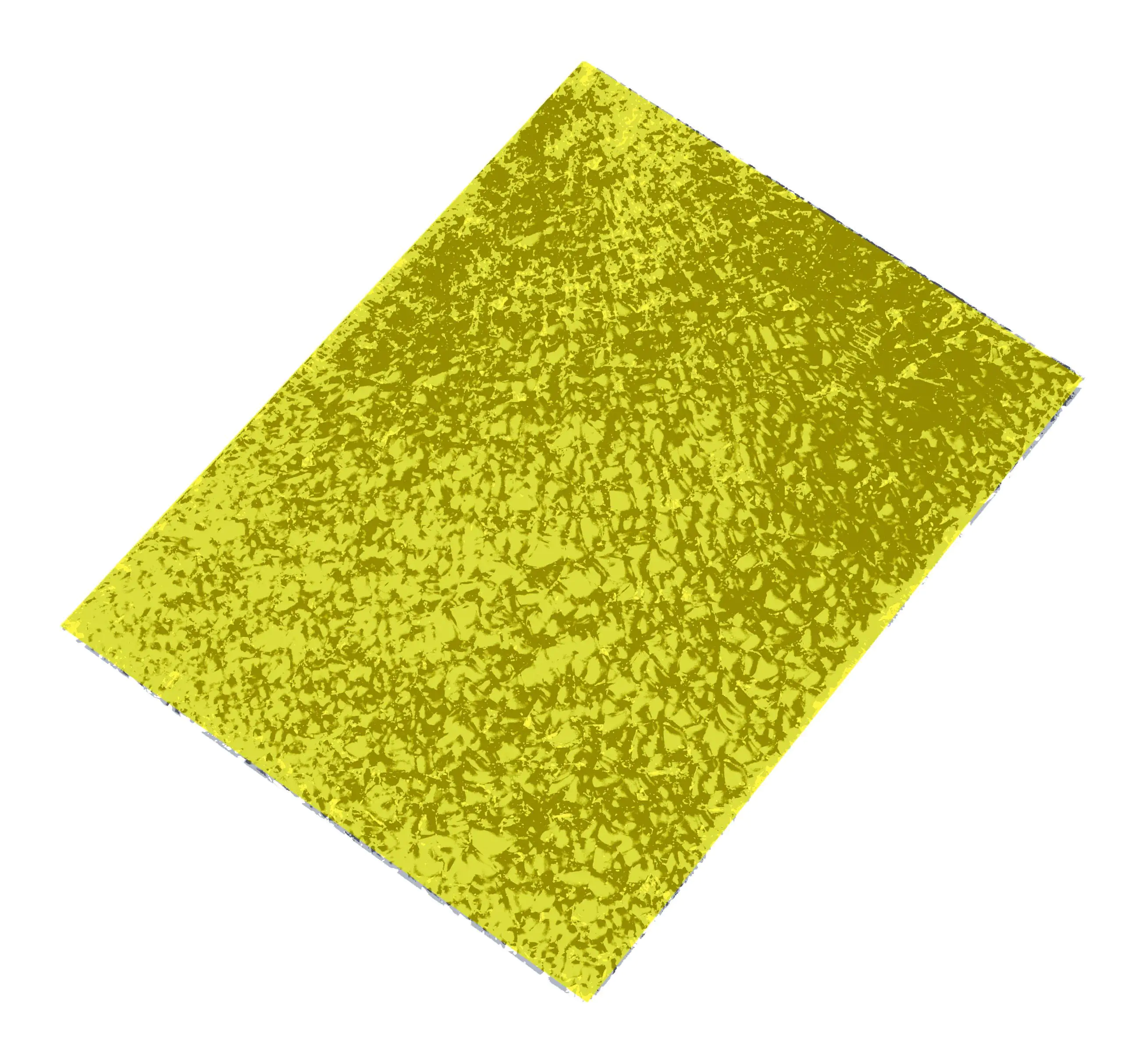 Crackle Mosaic Platte gelb 15 x 20cm