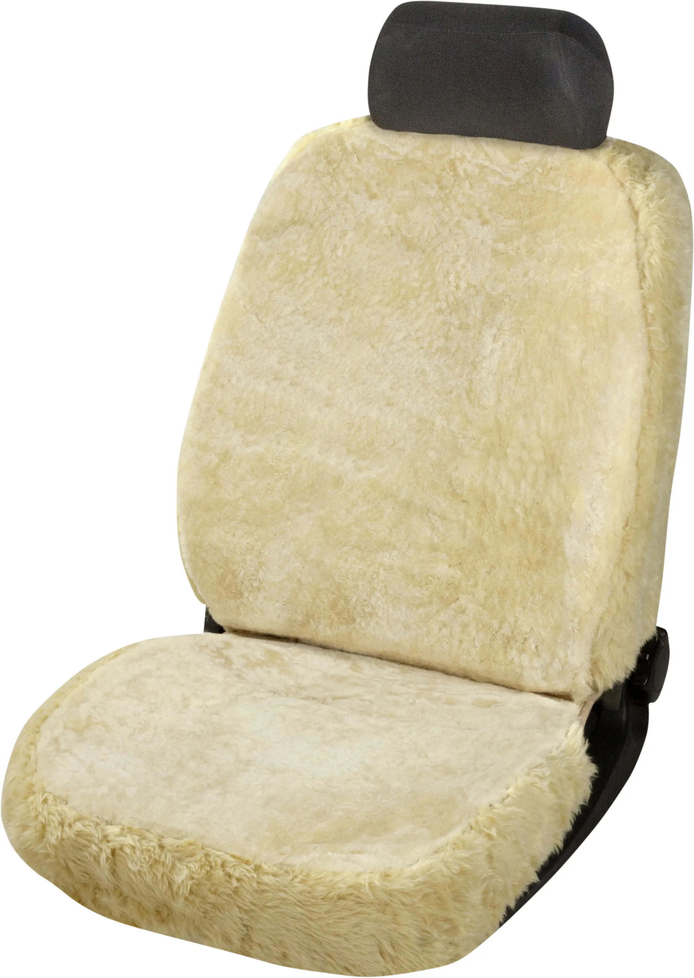 Walser Autositzbezug Lammfell Nineve beige mit ZIPP IT System 1-teilig