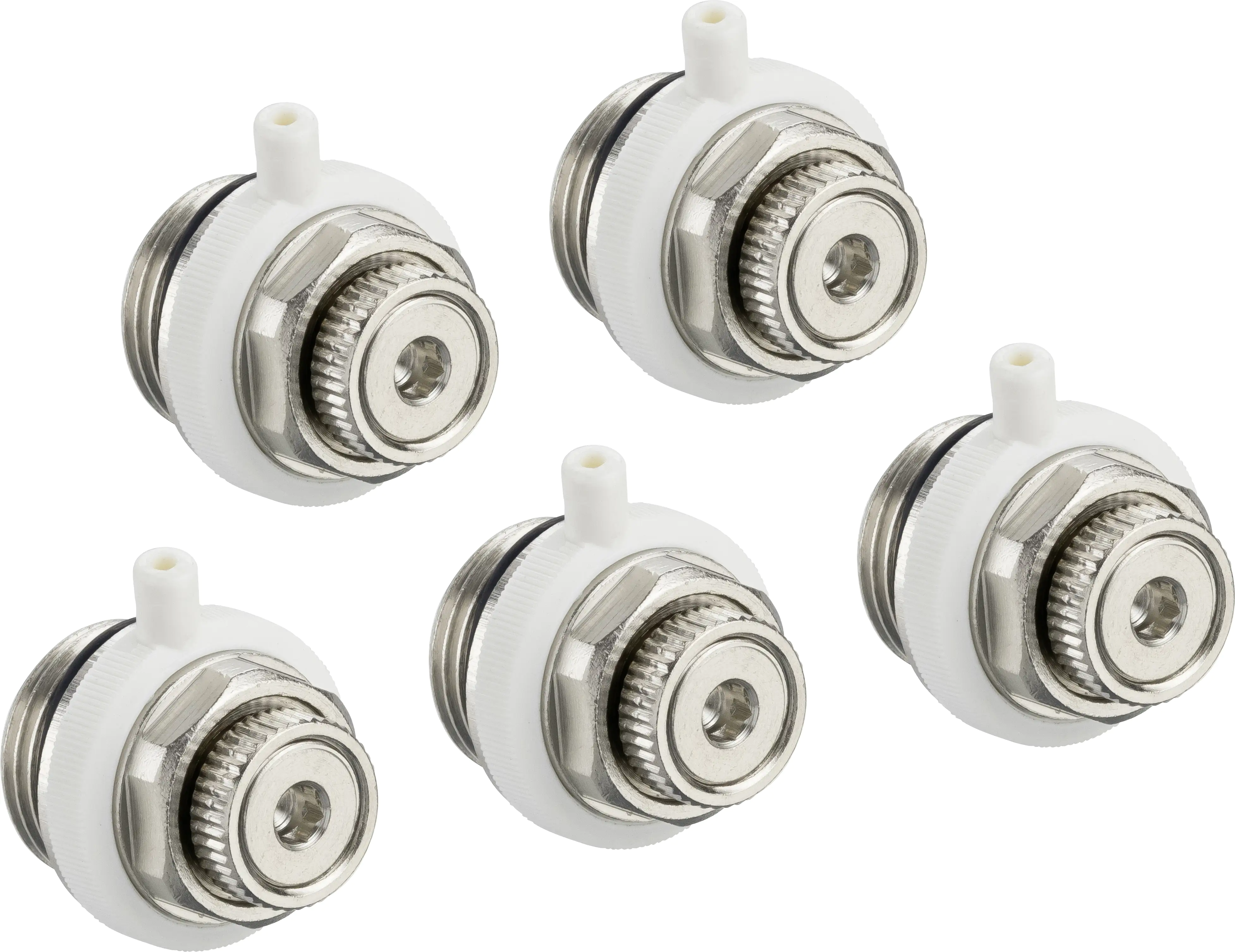 Vollautomatischer Heizungs-Entlüftungsstopfen 1/2 " (12,7 mm), 5 Stück Vollautomatischer Heizungs-Entlüftungsstopfen 1/2 " (12,7 mm), 5 Stück