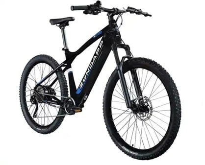 Zündapp E-Bike MTB Z898 27,5 Zoll 24-Gang, 504 Wh schwarz blau