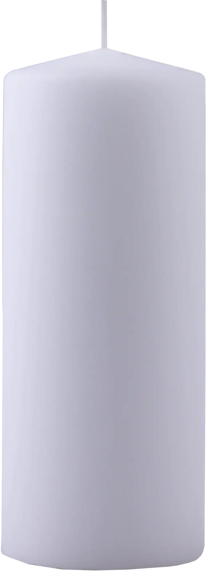 Diana Candles Stumpenkerze weiß Höhe 20 cm, Ø 7,8 cm