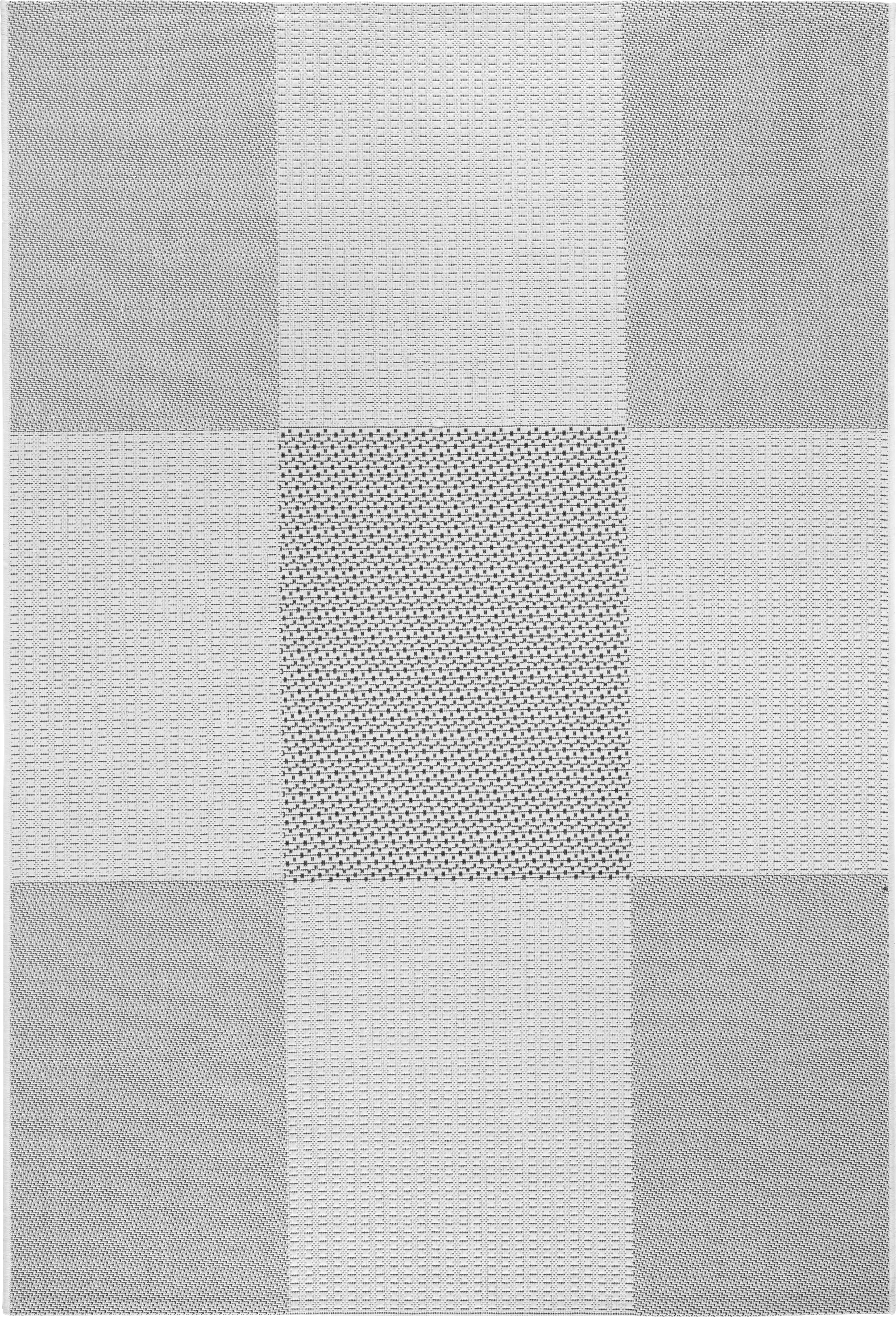 4002398907561 Andiamo Outdoorteppich Arizona grau-anthrazit, 67 x 140 cm