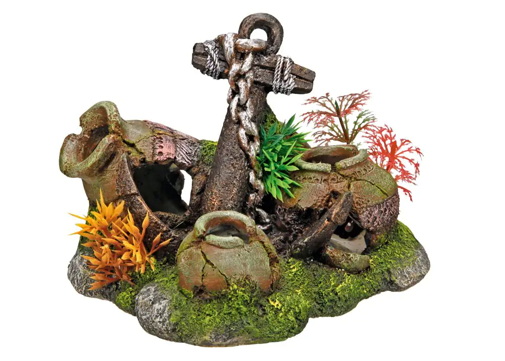 4033766281440 Nobby Aqua Ornaments Krüge und Anker 16 x 14 x 11,5 cm