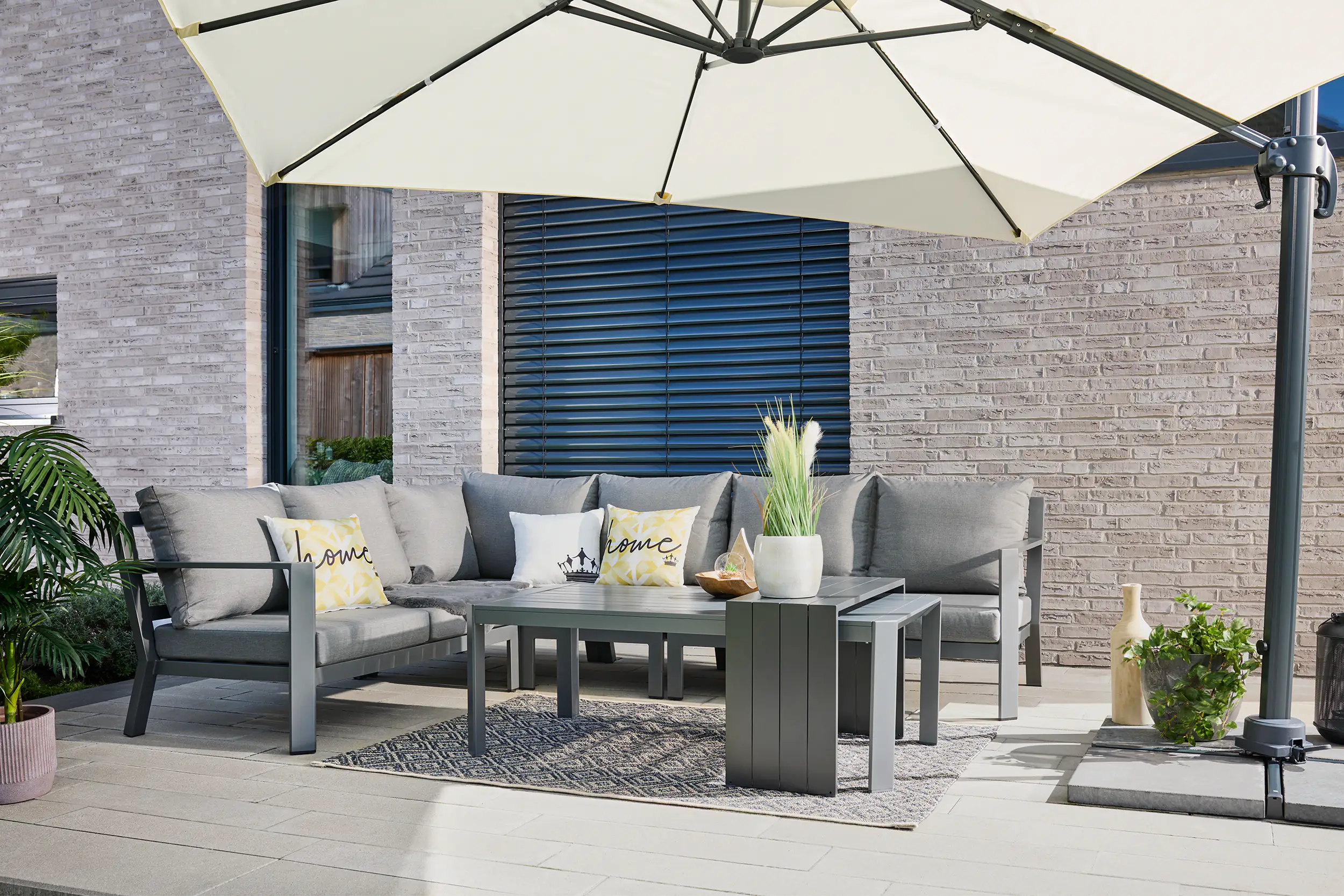 Primaster Gartenmöbel-Set Elbasan Aluminium Primaster Gartenmöbel-Set Elbasan Aluminium
