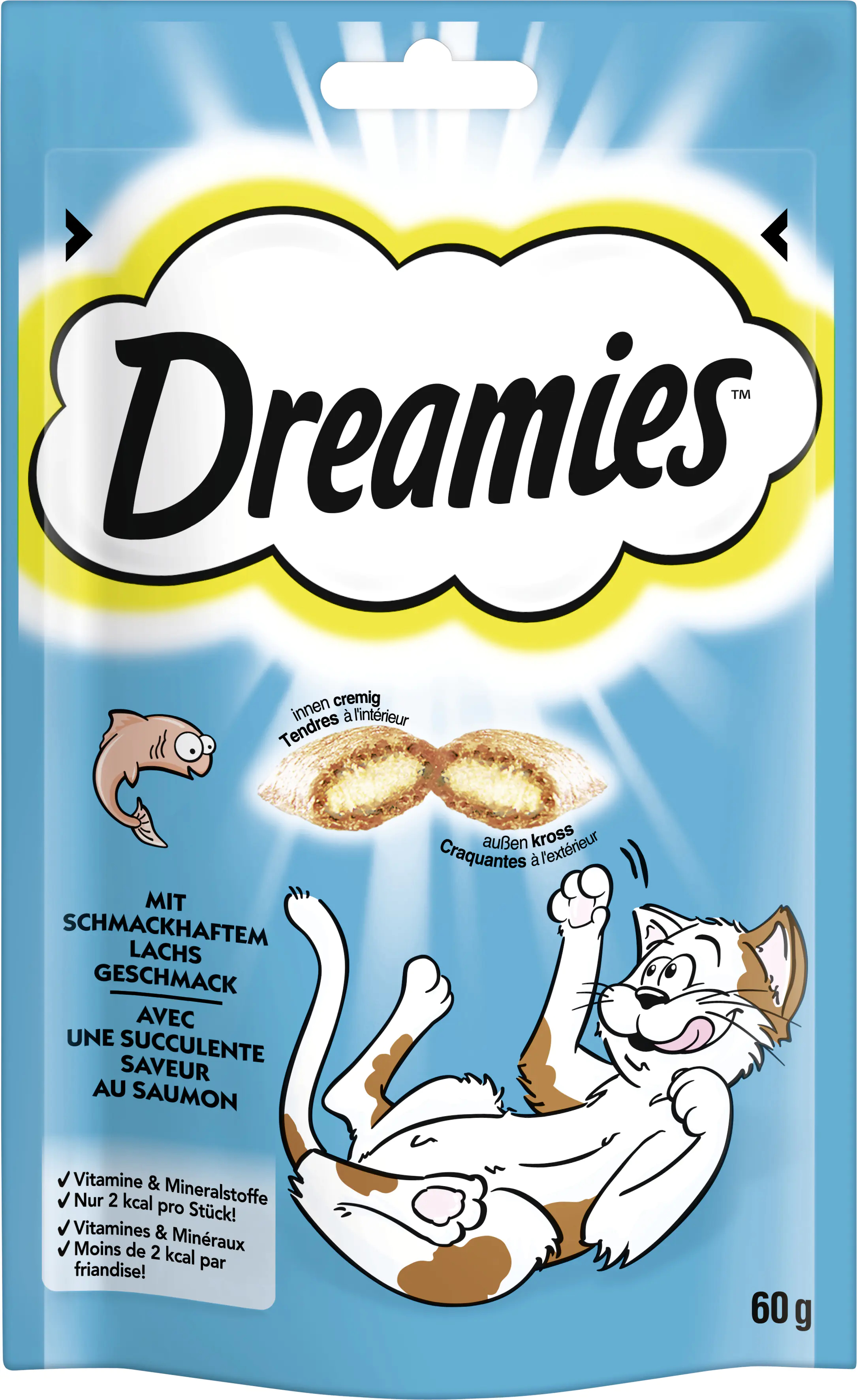Dreamies Katzensnack Lachs 60 g Dreamies Katzensnack Lachs 60 g