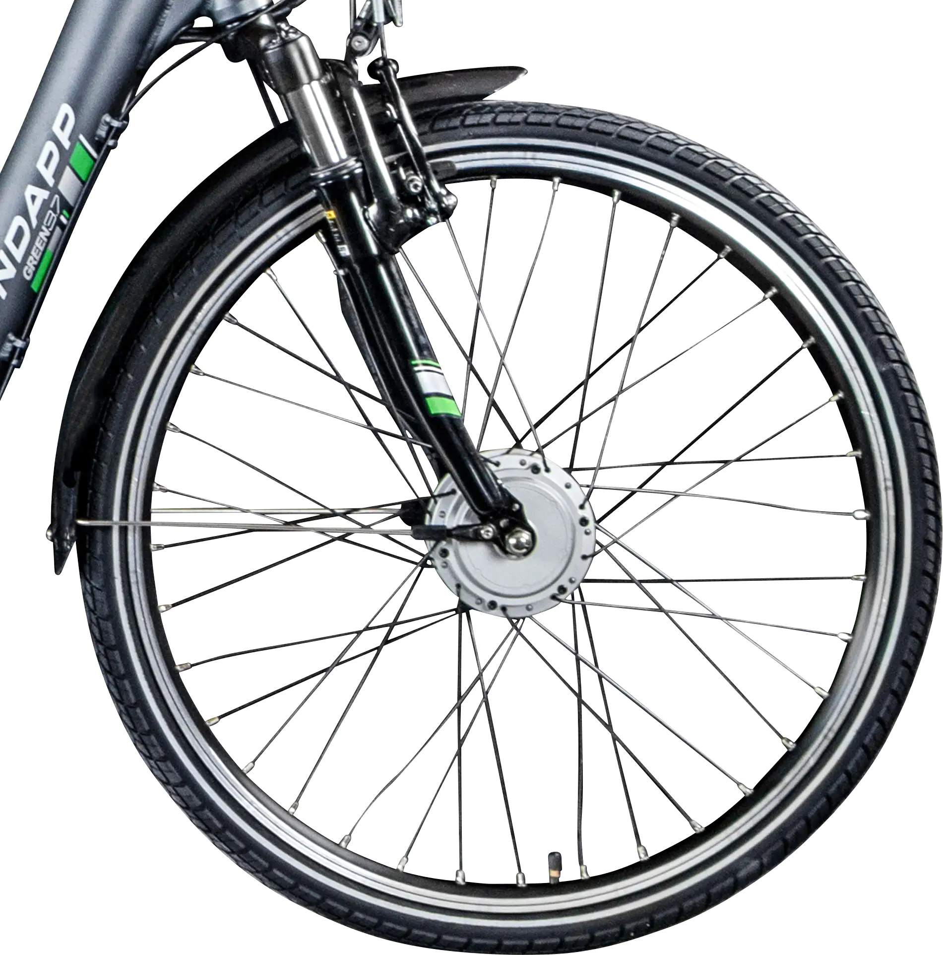 Zündapp E-Bike City Green 3.7 26 Zoll 7-Gang 374 Wh grau