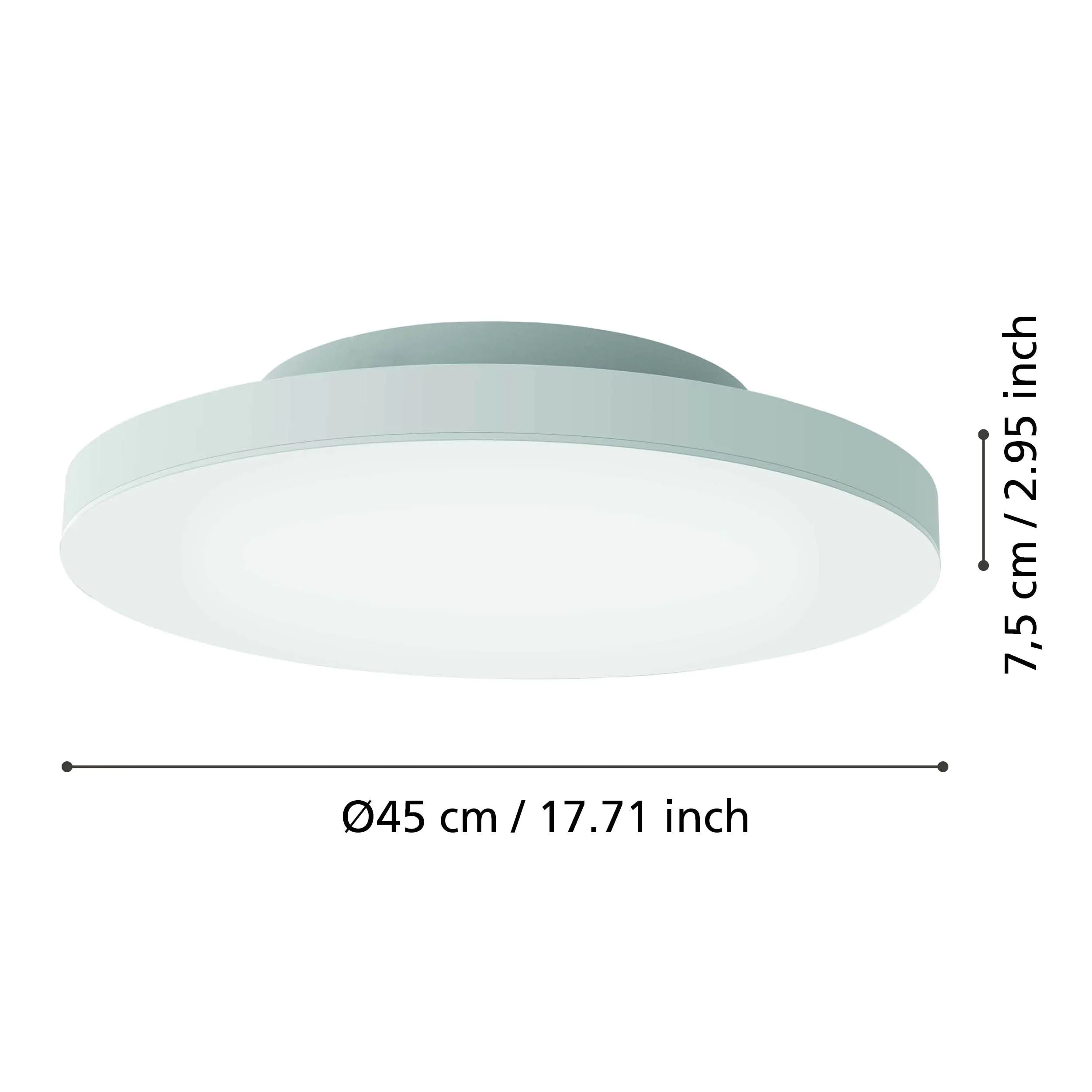 Eglo Connect LED Deckenleuchte Turcona-Z weiß Ø 45 cm dimmbar, ww-kw Eglo Connect LED Deckenleuchte Turcona-Z weiß Ø 45 cm dimmbar, ww-kw