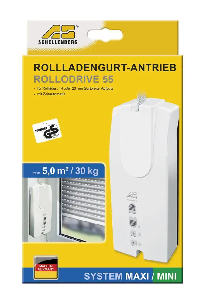 Schellenberg elektrischer Gurtwickler RolloDrive 55, für 30 kg/5,0 m² Schellenberg elektrischer Gurtwickler RolloDrive 55, für 30 kg/5,0 m²