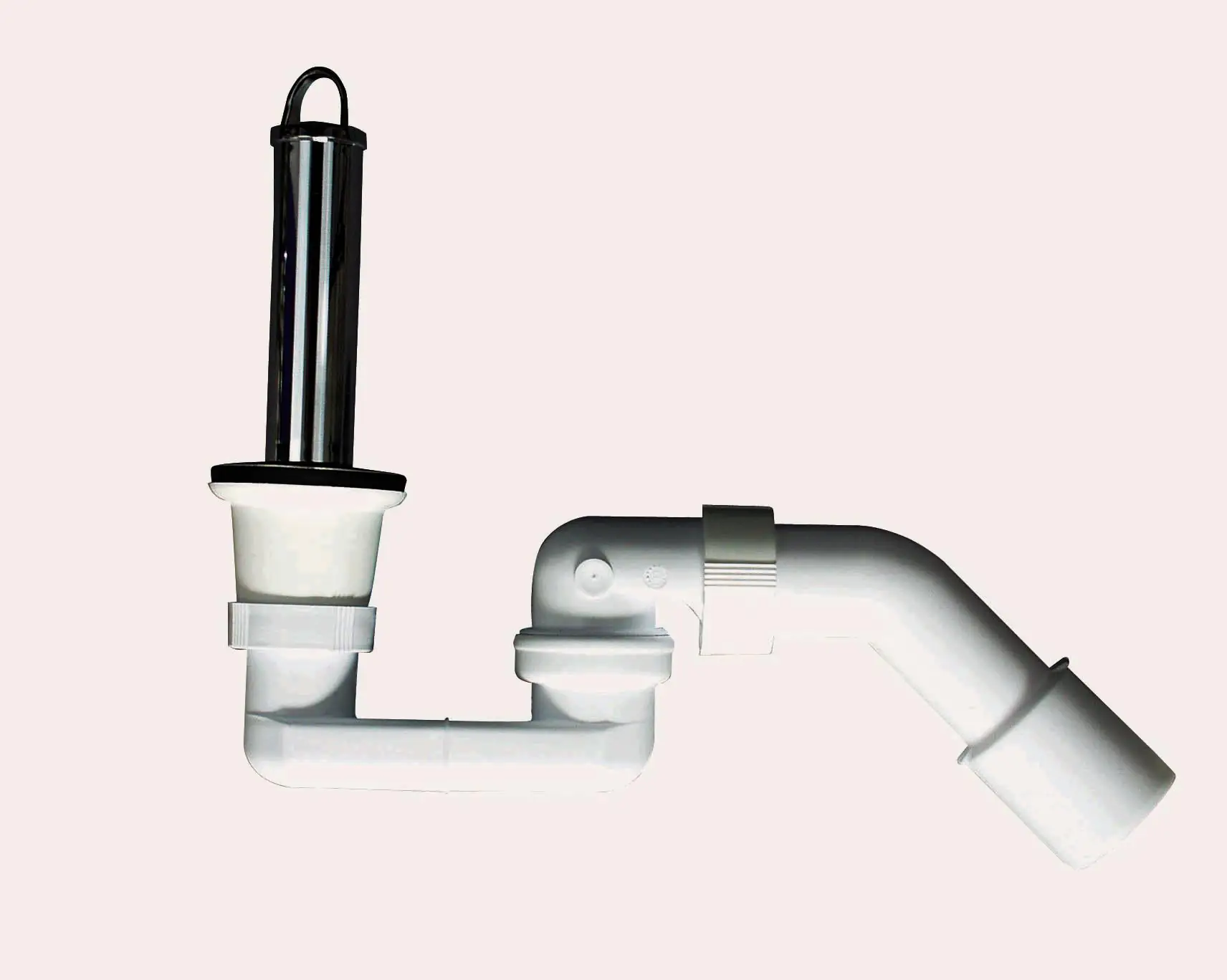 Cornat Standrohrgarnitur mit Siphon für Brausewanne mit Ablauf Ø 52 mm, mit Standrohr