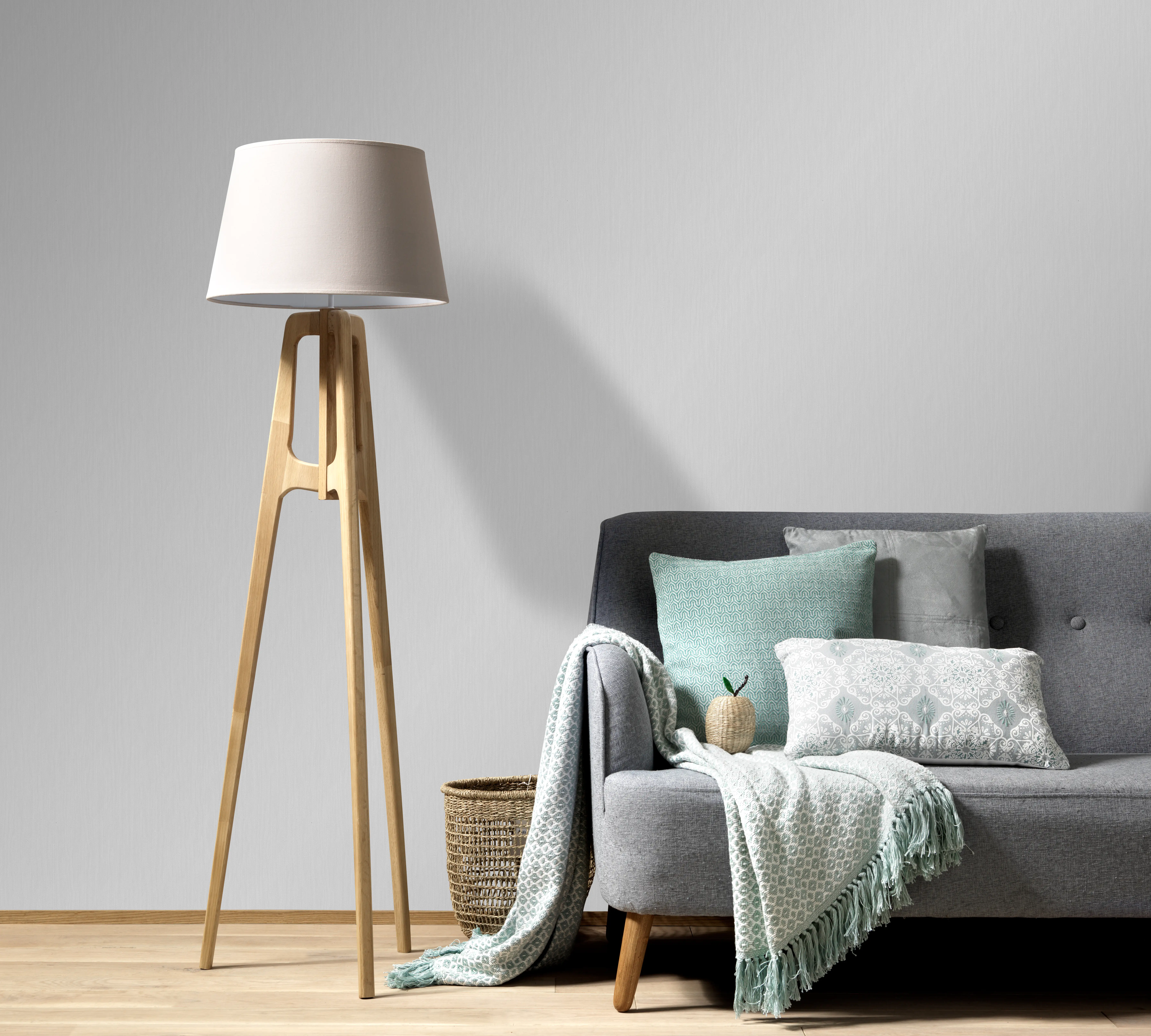 Erismann Vliestapete 5911-10 Ambiance uni grau 10,05 x 0,53 m