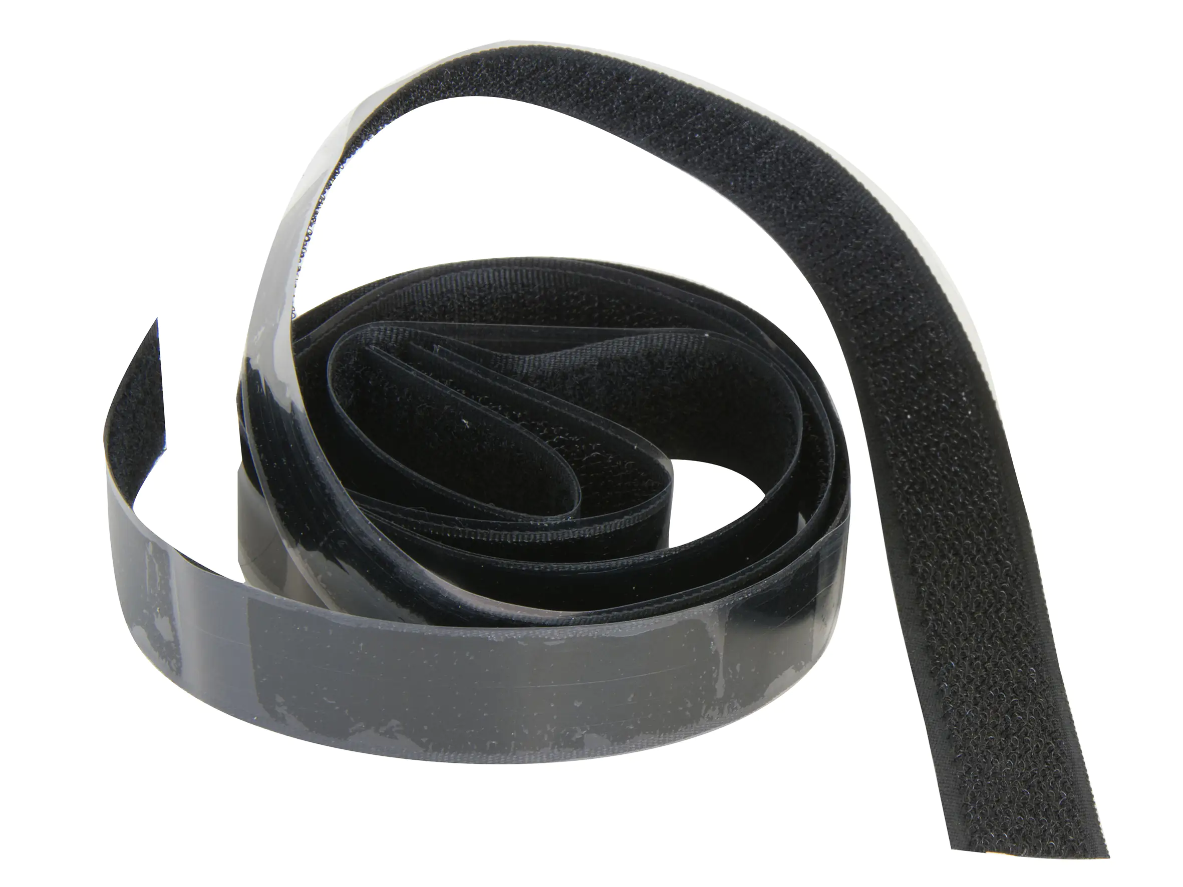 Nespoli Klettband 2 x 60 cm, schwarz, selbstklebend