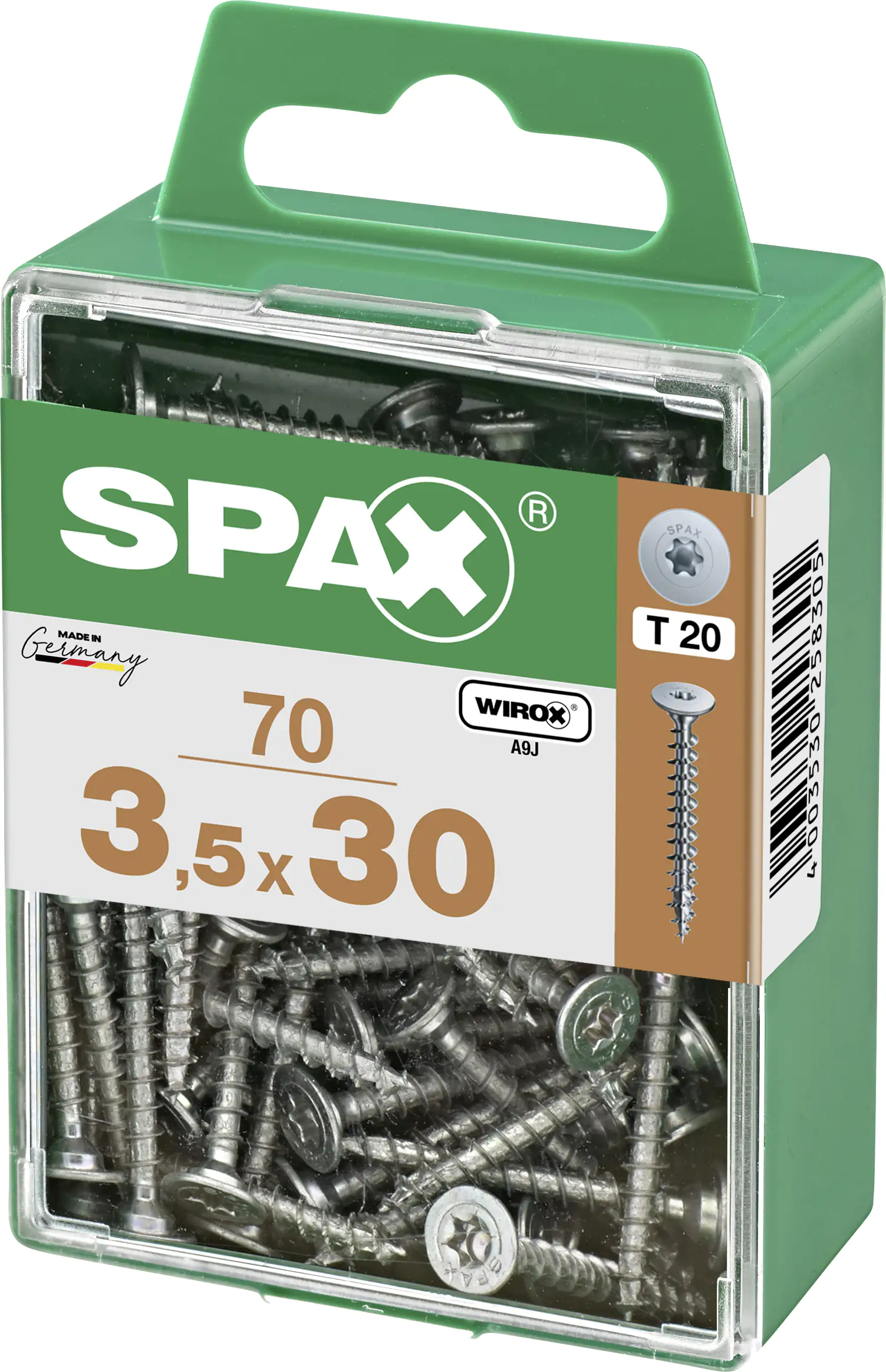 Spax Möbelbauschrauben 3.5 x 30 mm TX 20 - 75 Stk.