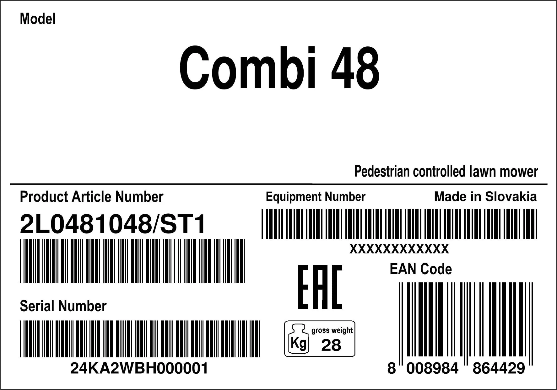Stiga Benzin Rasemäher Combi 48 46 cm Schnittbreite inkl. Zubehör