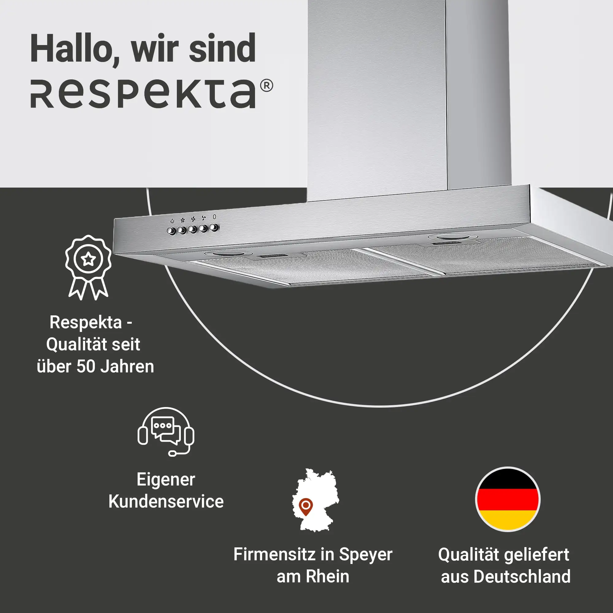 respekta Dunstabzugshaube Edelstahl 60 cm Typ / Modell: CH 22098 IXB 60 cm respekta Dunstabzugshaube Edelstahl 60 cm Typ / Modell: CH 22098 IXB 60 cm