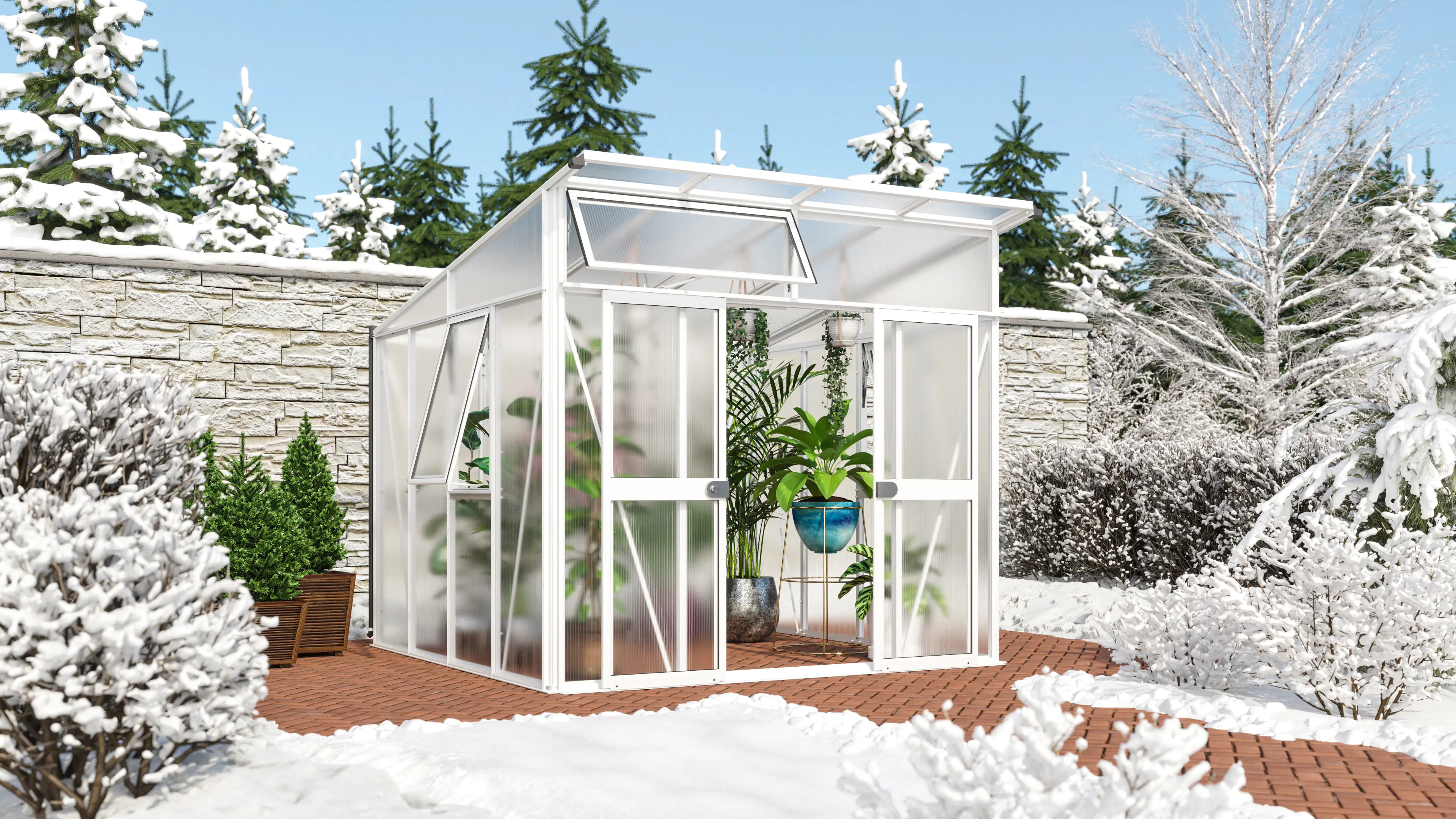 Vitavia Gewächshaus Aura 7800 275 x 270 cm 10 mm Hohlkammerplatten