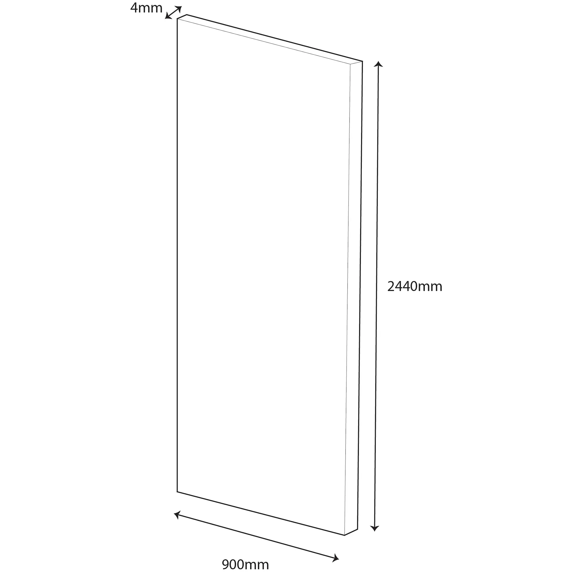 Wetwall Alloy Wandpaneel  Calacatta Fantasia 90 x 244 cm