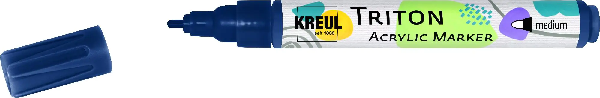 Kreul Triton Acrylic Marker medium dunkelblau Kreul Triton Acrylic Marker medium dunkelblau