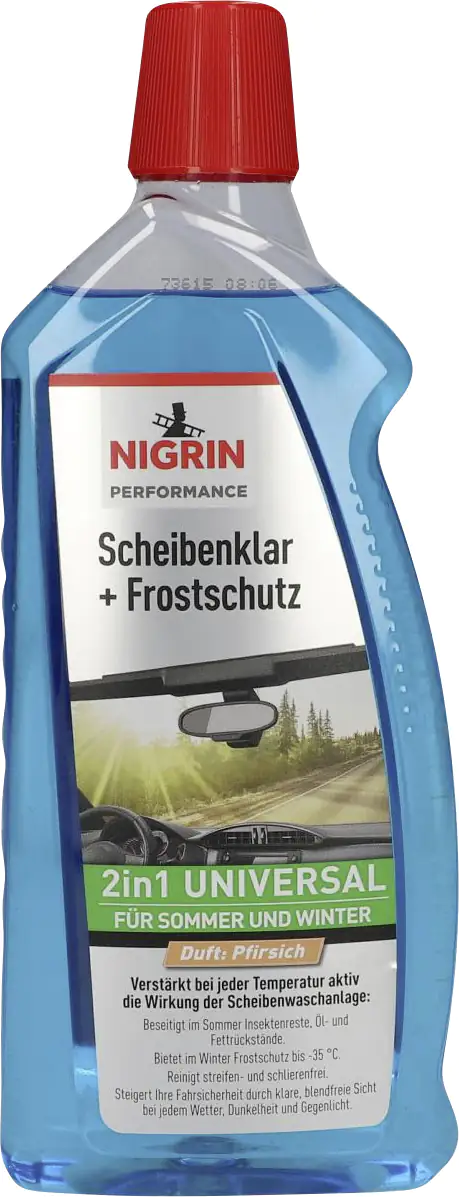 Nigrin Scheibenklar & Frostschutz -35°C für Sommer und Winter Pfirsich 1L  kaufen