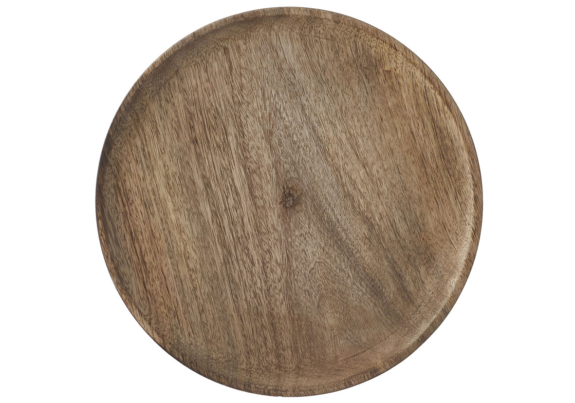 Mica Platte Duko rund braun Ø 30 cm