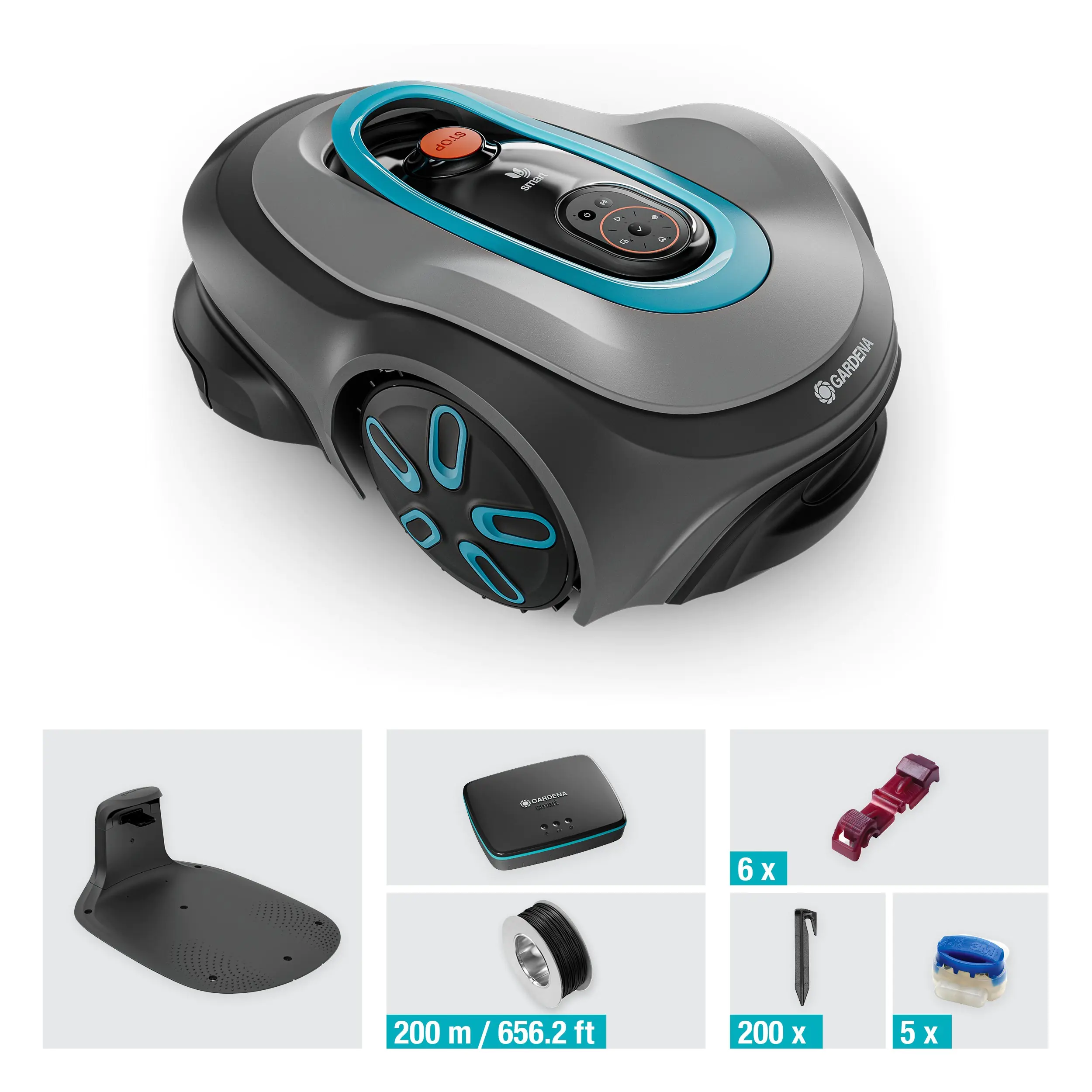 Gardena Mähroboter smart SILENO max 1.200 m², Schnittbreite: 22 cm Gardena Mähroboter smart SILENO max 1.200 m², Schnittbreite: 22 cm