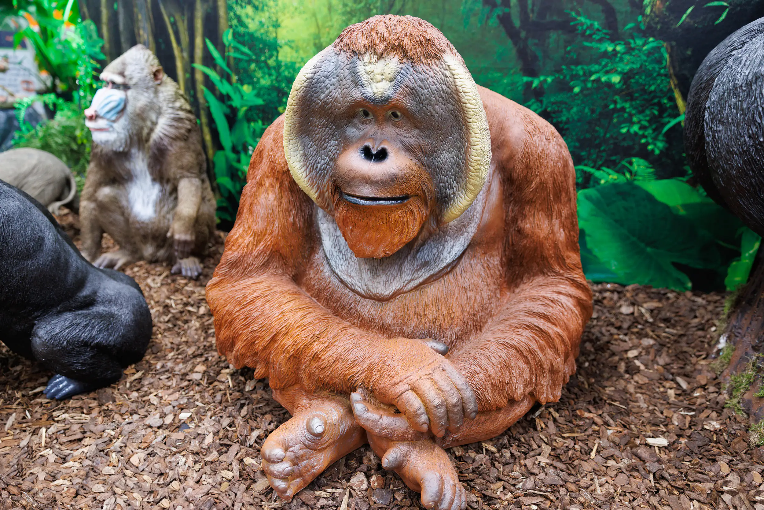 Dekofigur Orang Utan 36 x 34 x 25 cm