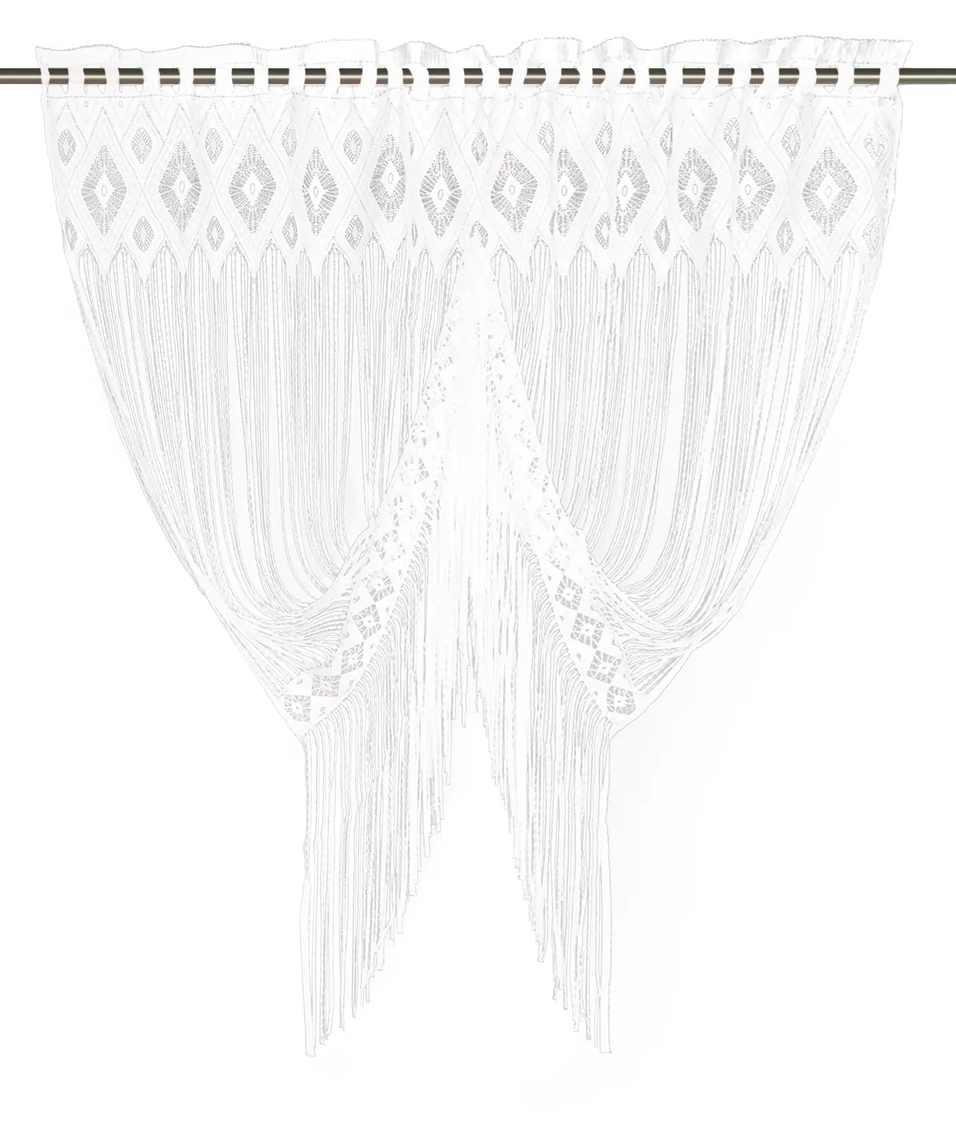 Neusser Collection Fadenstore Adela weiß, 125 x 120 cm