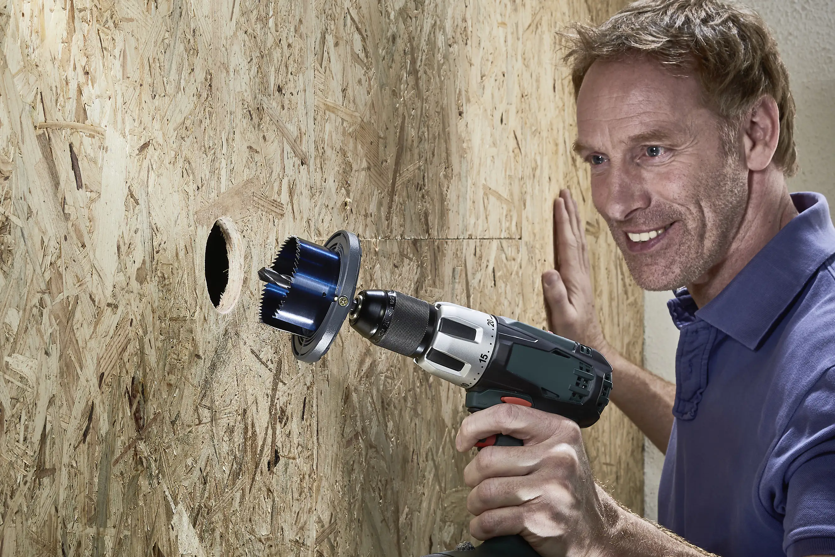 Wolfcraft Lochsägen-Set 5-teilig Ø 60 67 74 81 95 mm