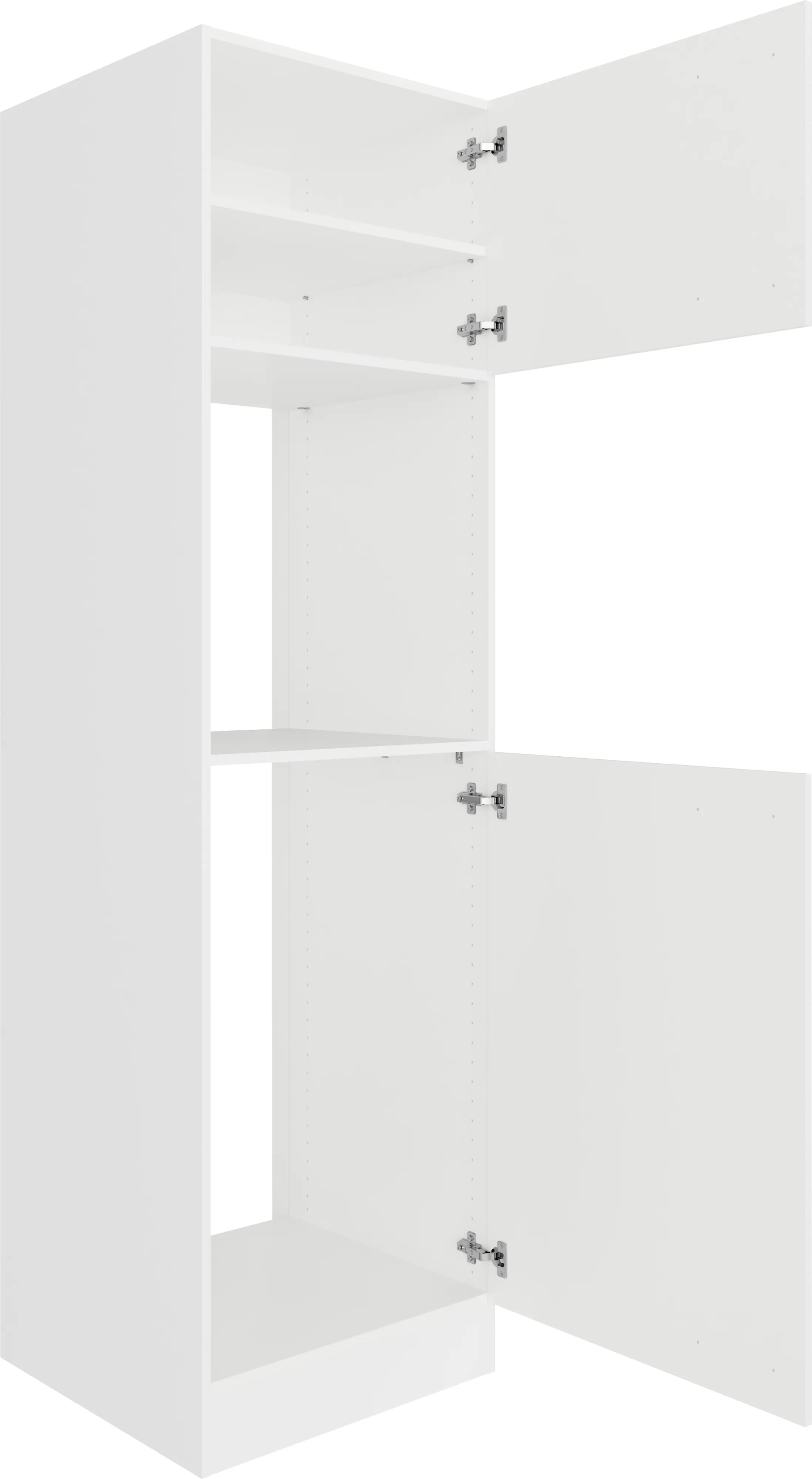 Optifit Hochschrank Oslo 214 weiß 60 cm