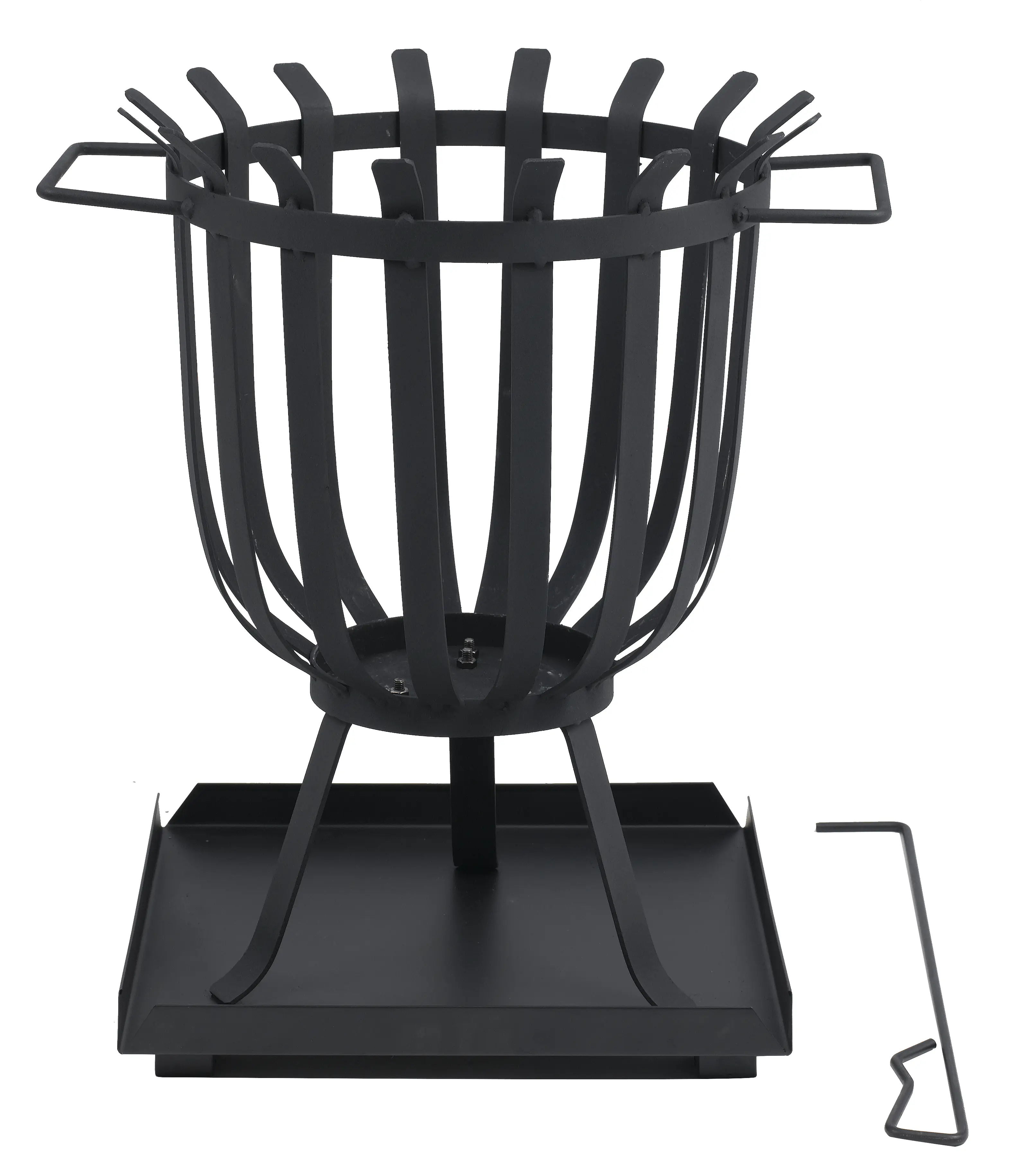 Tepro Feuerkorb Brentwood 41,7 x 47,5 x 35 cm, schwarz