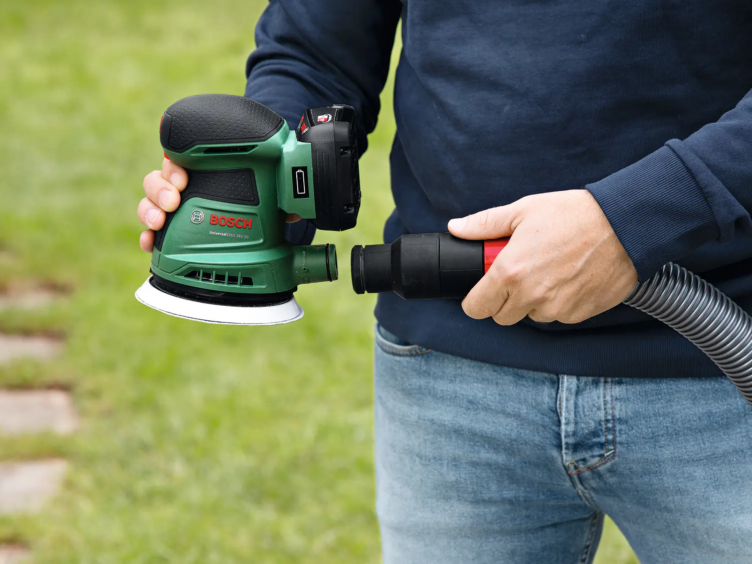 Bosch Akku-Exzenterschleifer UniversalOrbit 18V-20 Solo Bosch Akku-Exzenterschleifer UniversalOrbit 18V-20 Solo