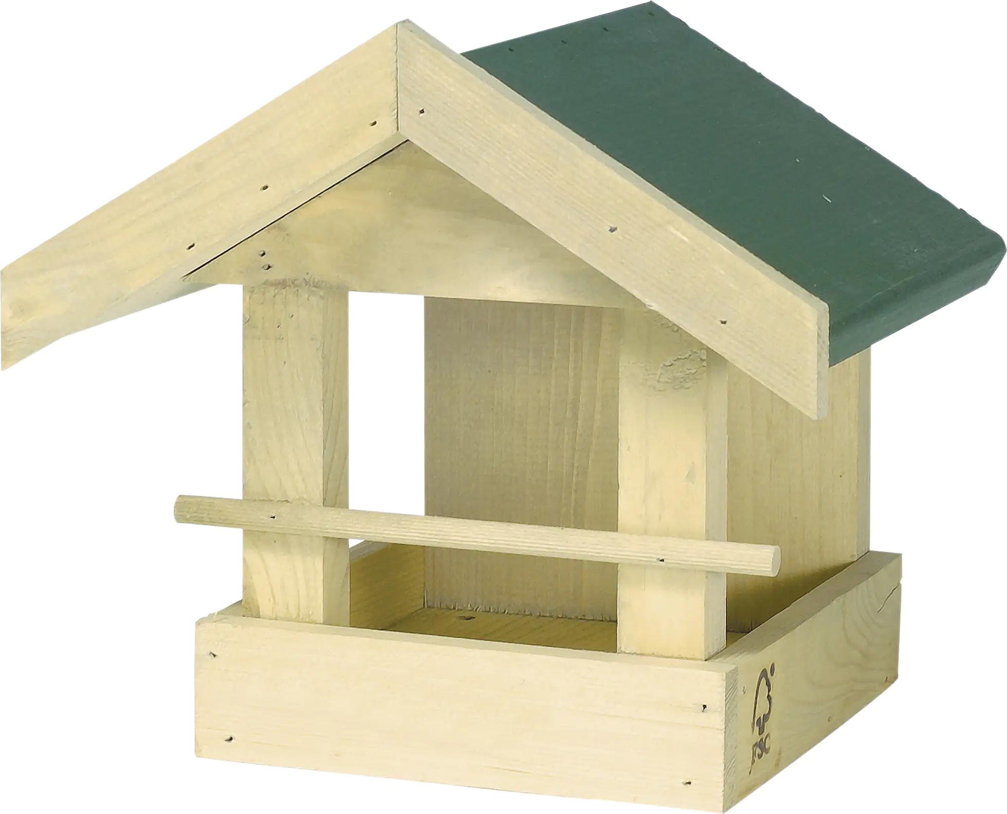 CJ Wildlife Futterhaus Memphis natur/grün LxBxH: 23,5x20x21,2 cm