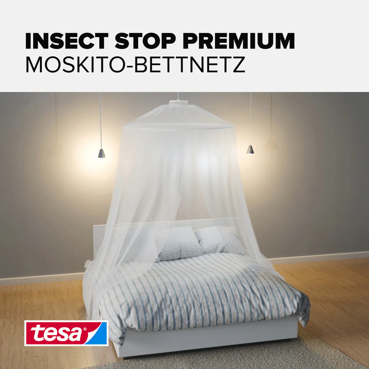 tesa Moskitonetz Comfort 2,5 x 12,5 m weiß