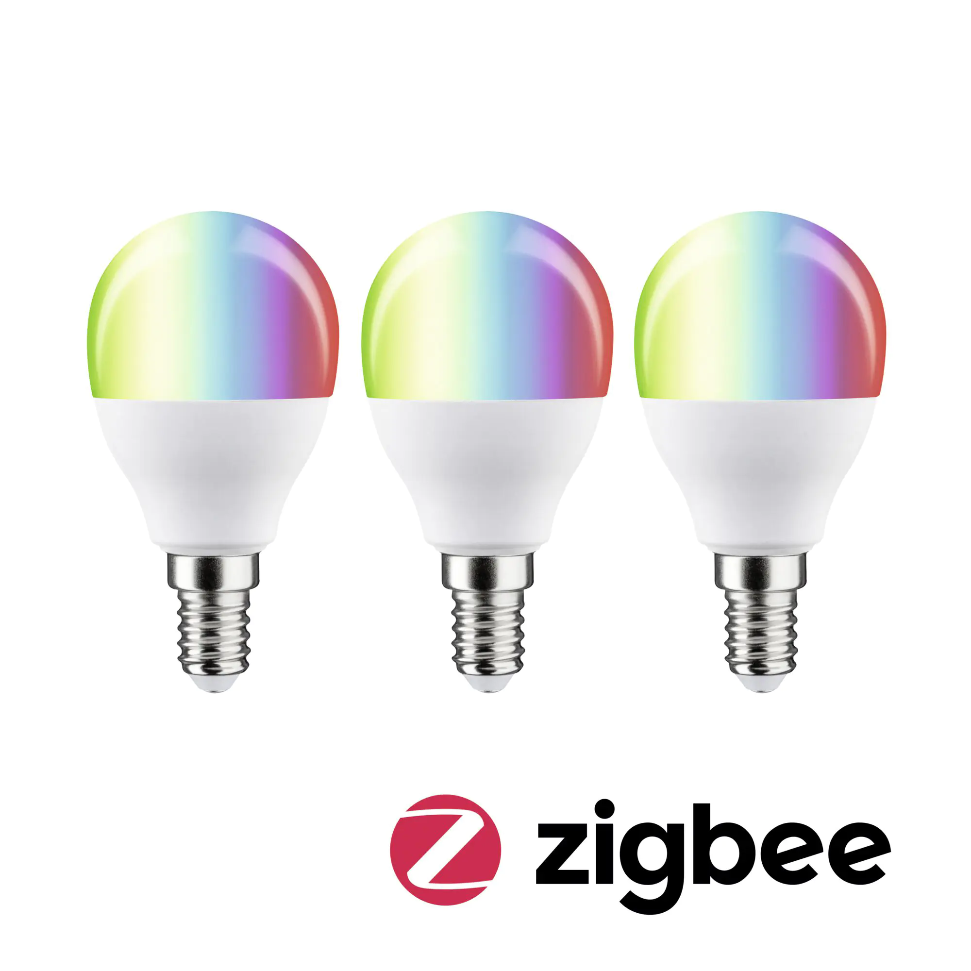 Paulmann LED Tropfenlampe ZigBee E14 5 W RGBW 3er-Pack