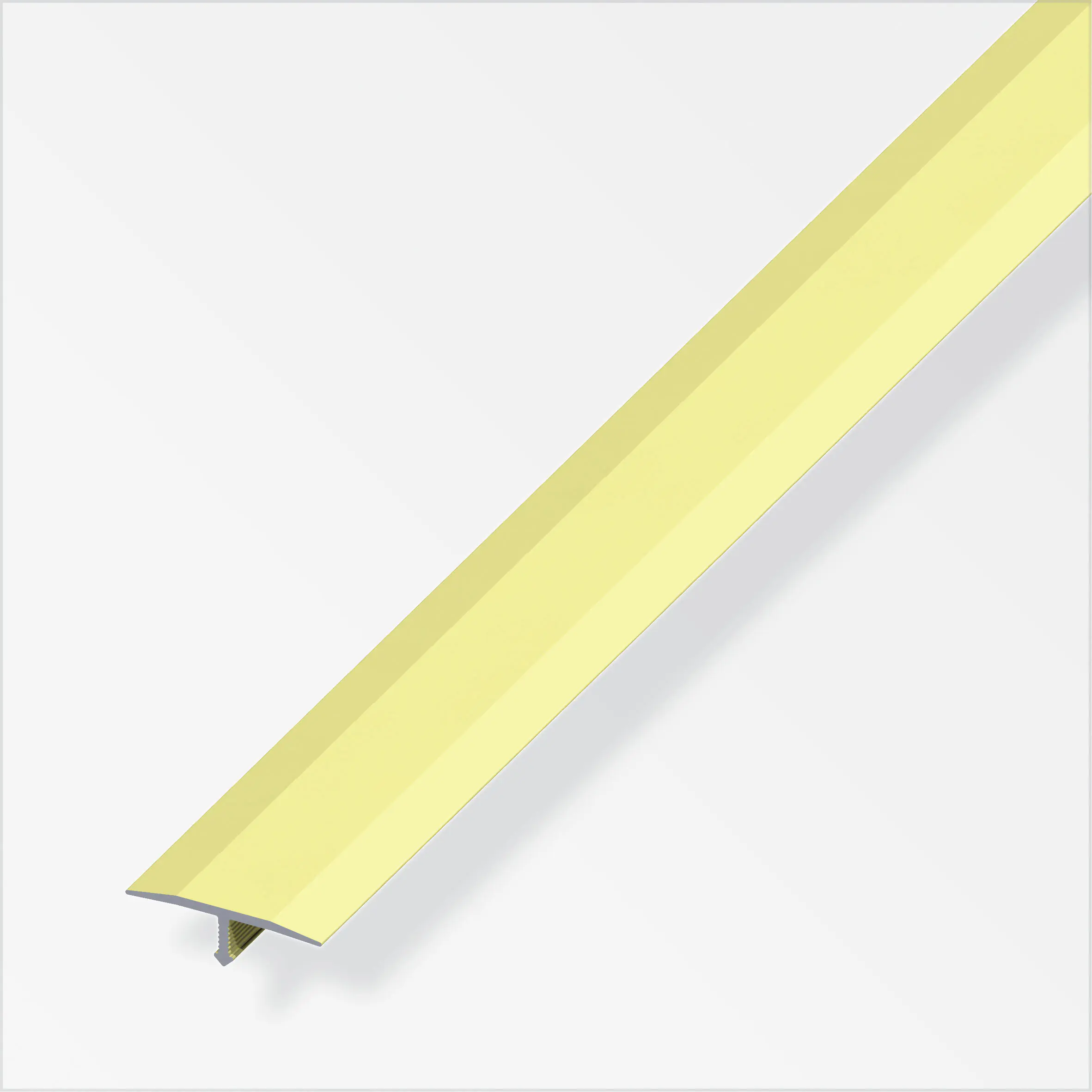 alfer Fugenabdeckprofil 1 m, 6 x 14 mm Aluminium eloxiert messing