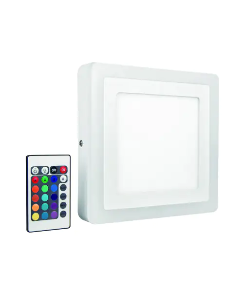Osram LED Panel Color + White weiß 19,8 cm eckig 17 Watt