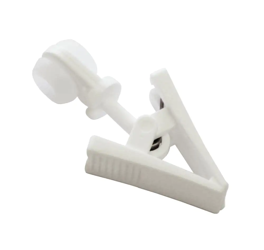 Gardinia Rollring mit Klammer weiß