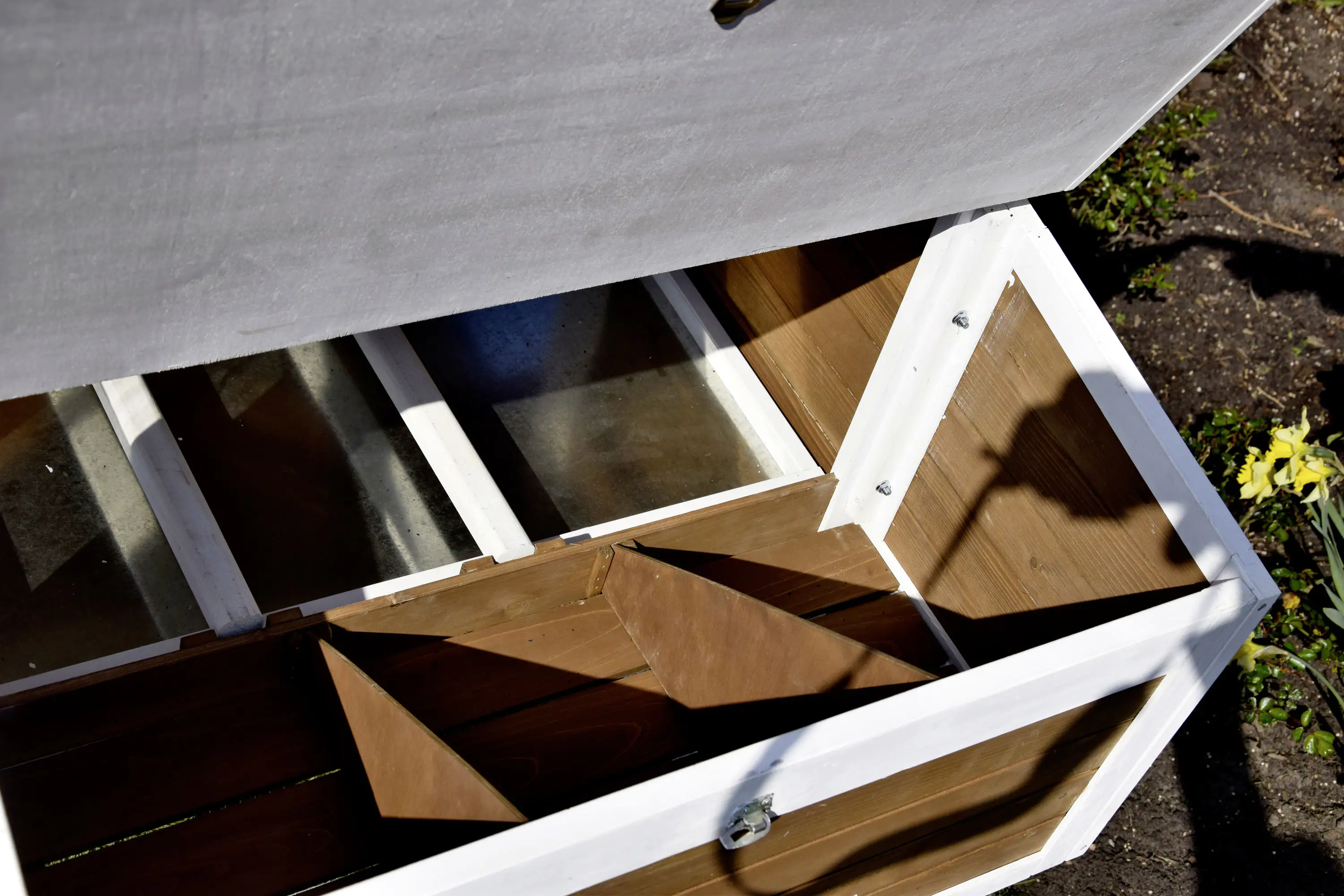 Dobar Hühner- & Kleintierstall Außenmaße LxBxH 180x90x145 cm