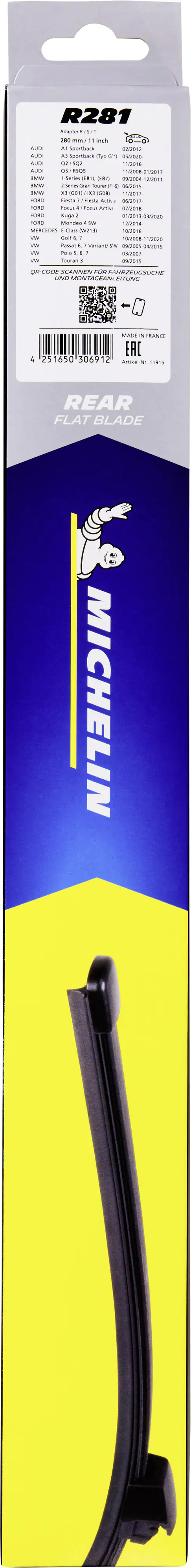 Michelin Scheibenwischer Heck R281 281mm